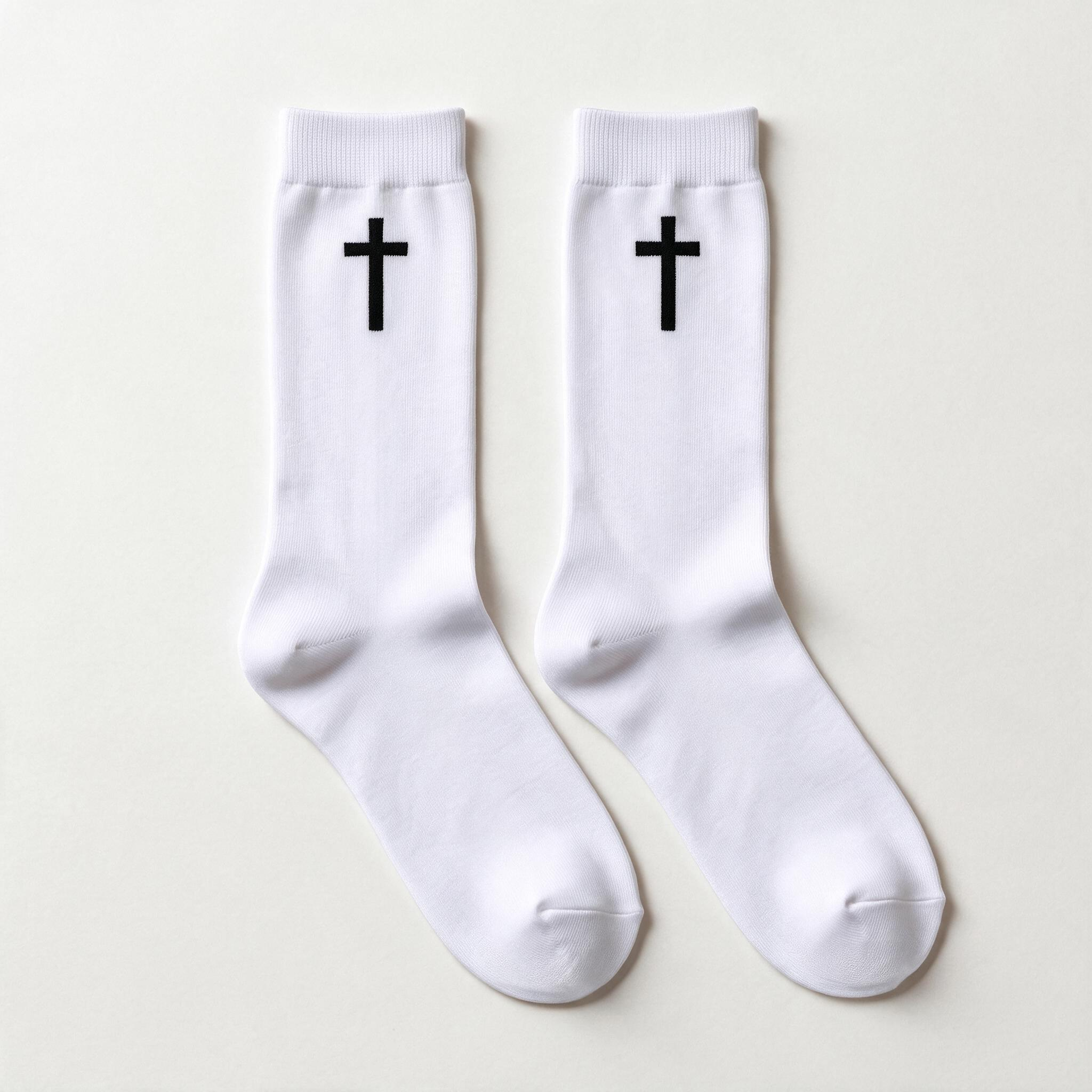 Cross Unisex Cotton Socks