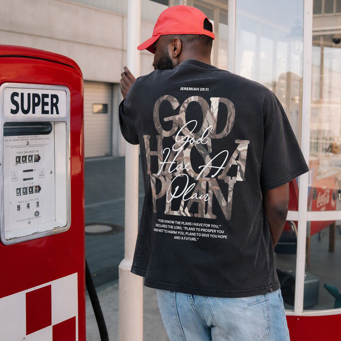 God Has A Plan Washed T-Shirt