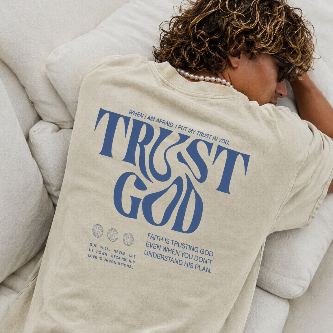 Trust God Washed T-Shirt