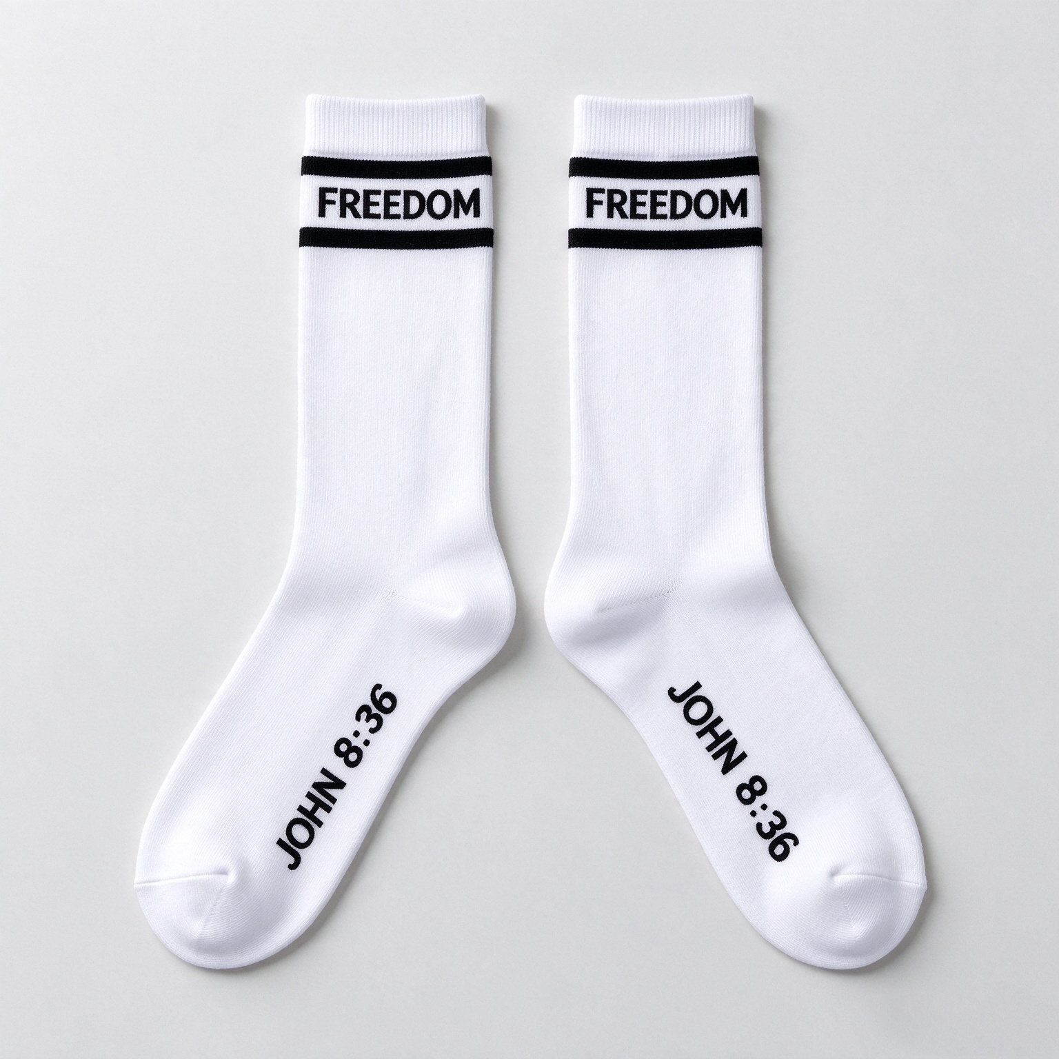 Freedom Unisex Cotton Socks