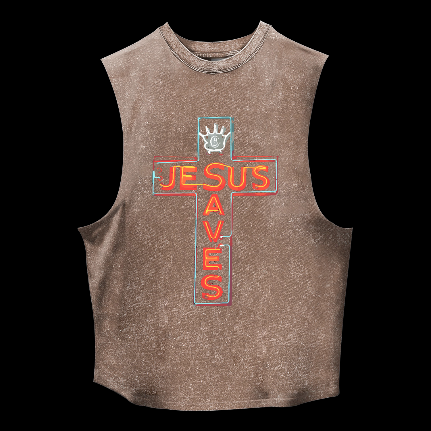 Jesus Saves Washed Tank