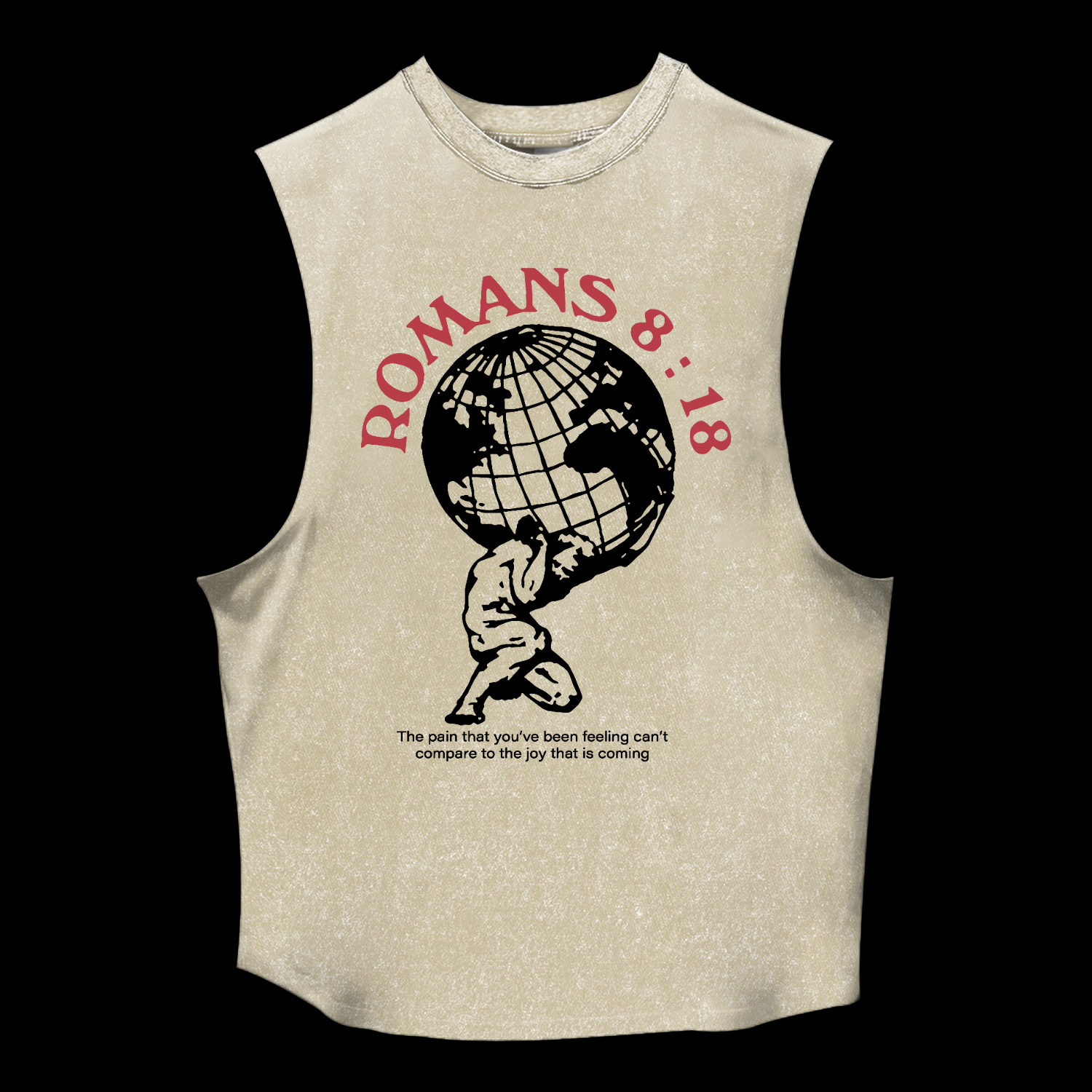 Romans 8:18 Washed Tank
