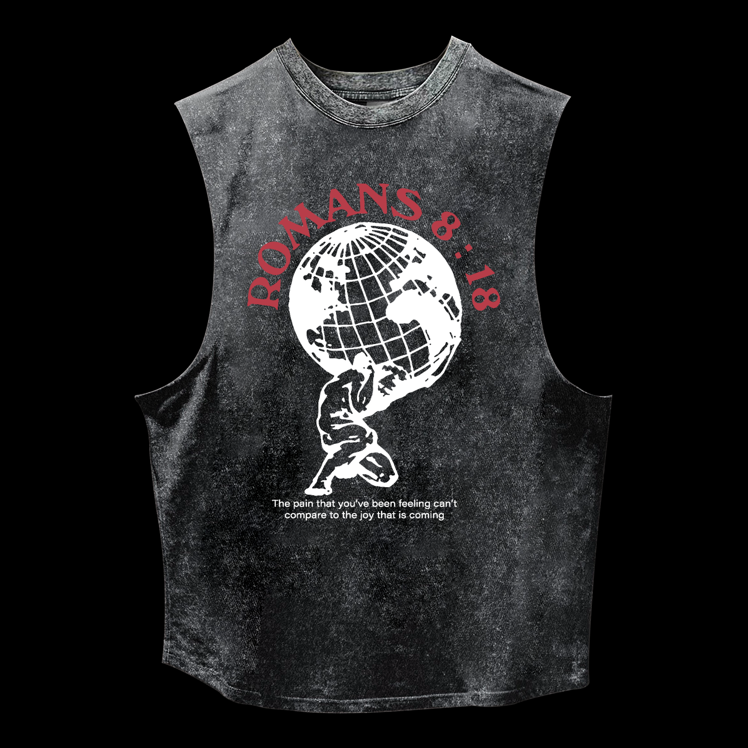 Romans 8:18 Washed Tank