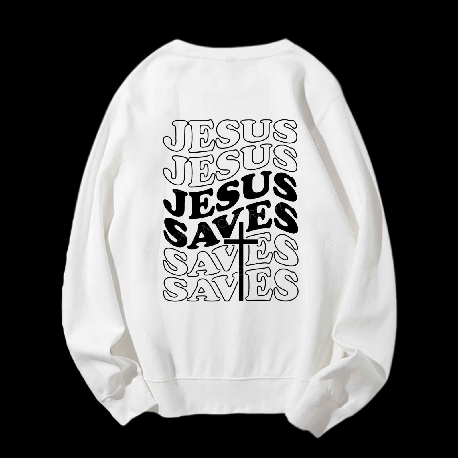 Jesus Saves Unisex Crewneck Sweatshirt