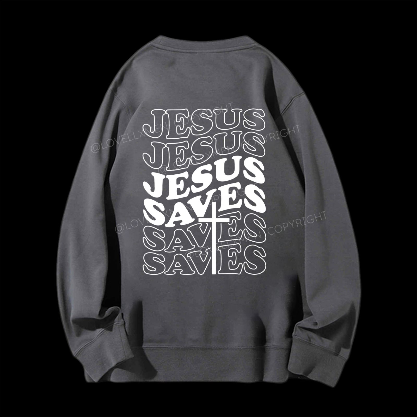 Jesus Saves Unisex Crewneck Sweatshirt