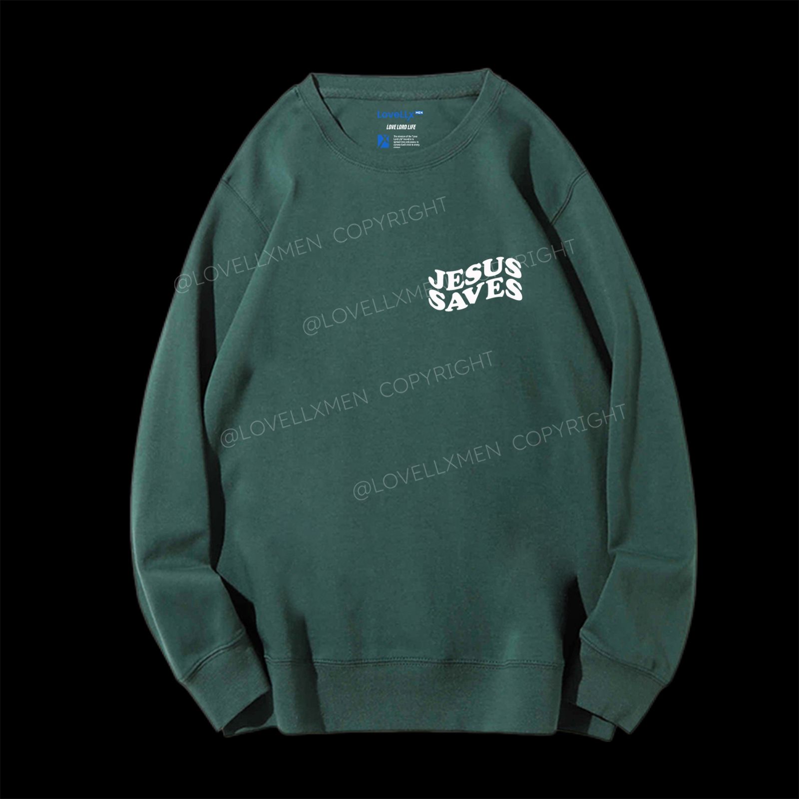 Jesus Saves Unisex Crewneck Sweatshirt