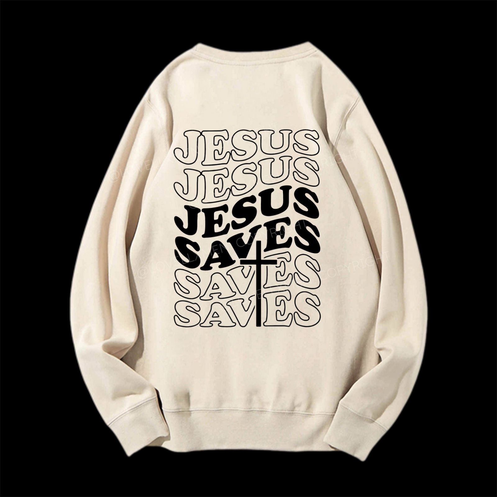 Jesus Saves Unisex Crewneck Sweatshirt