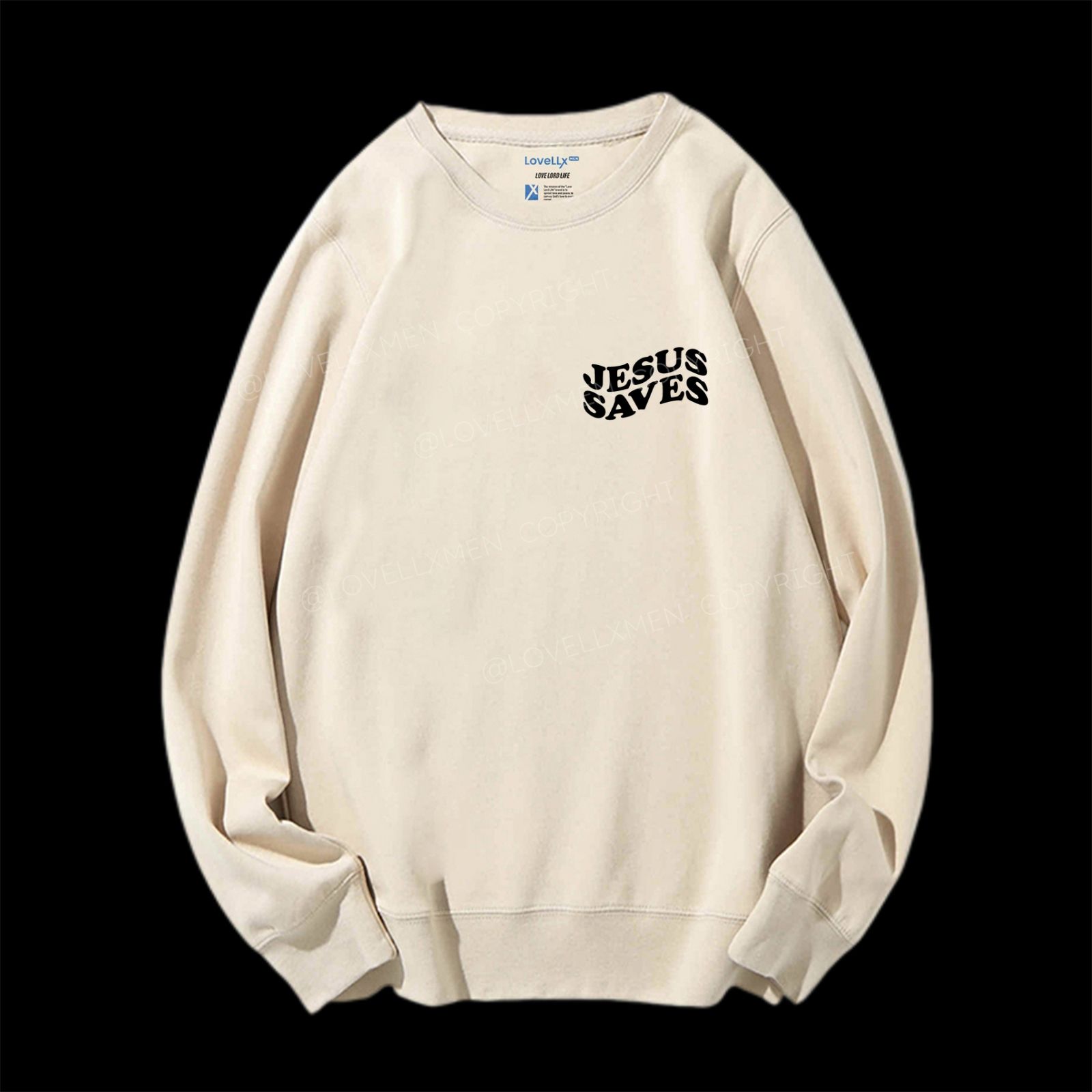 Jesus Saves Unisex Crewneck Sweatshirt