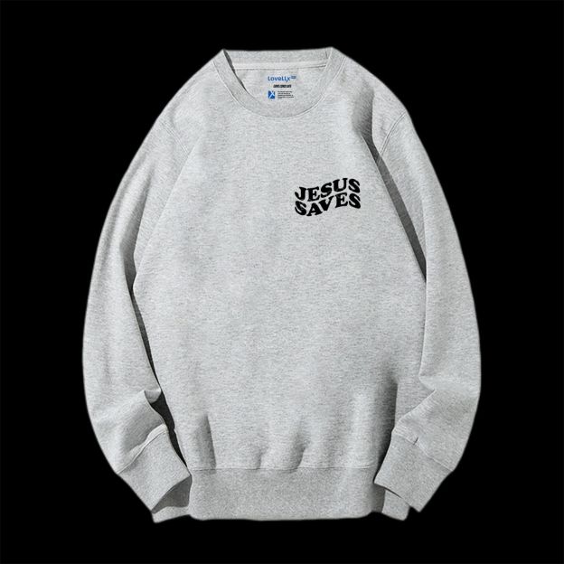 Jesus Saves Unisex Crewneck Sweatshirt