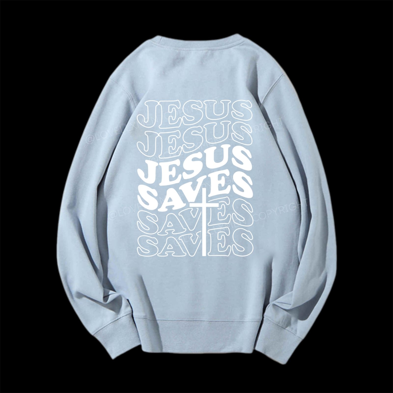 Jesus Saves Unisex Crewneck Sweatshirt