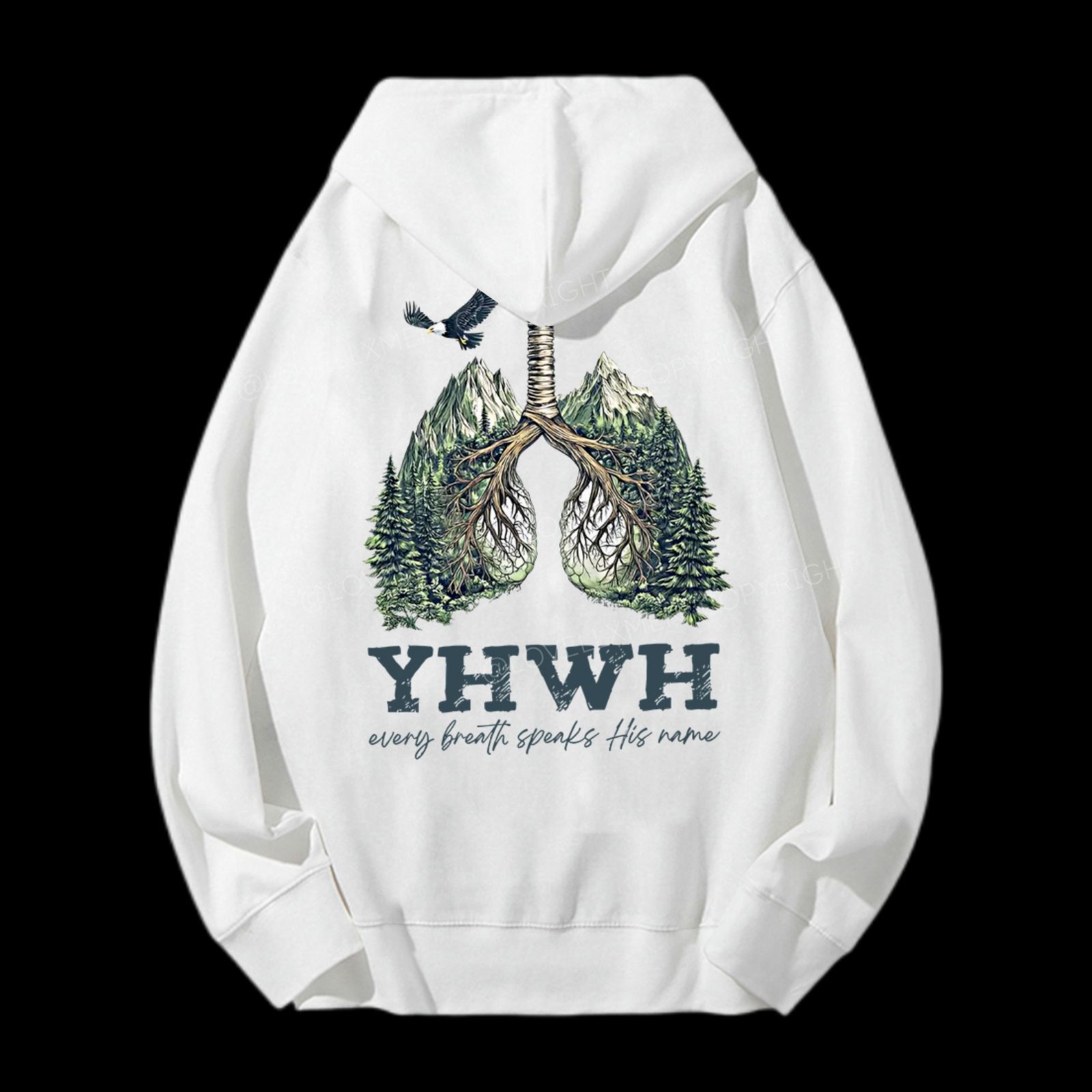 YHWH Unisex Drawstring Hoodie