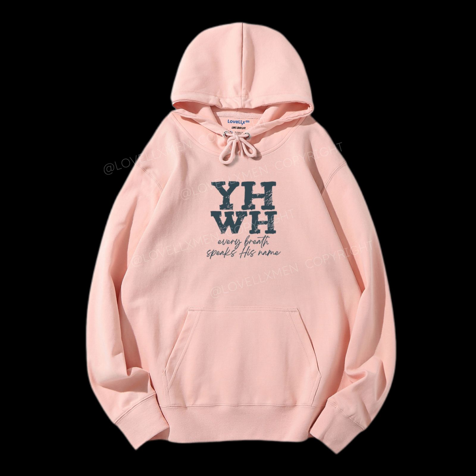 YHWH Unisex Drawstring Hoodie