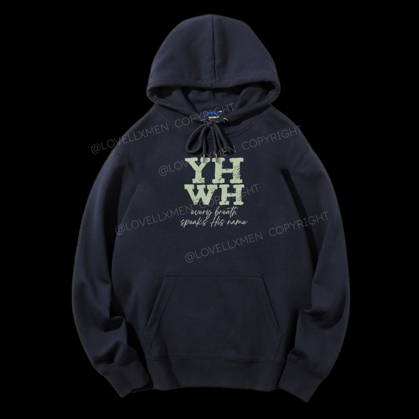 YHWH Unisex Drawstring Hoodie
