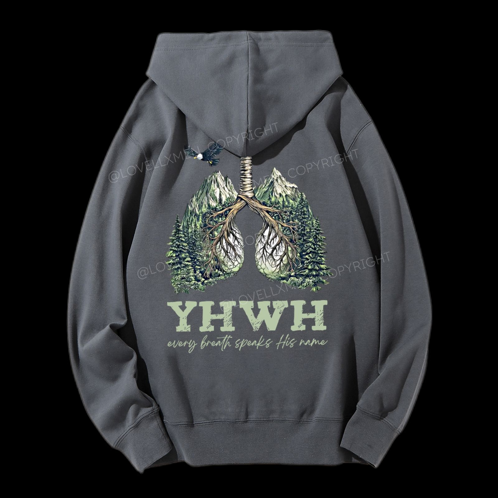 YHWH Unisex Drawstring Hoodie