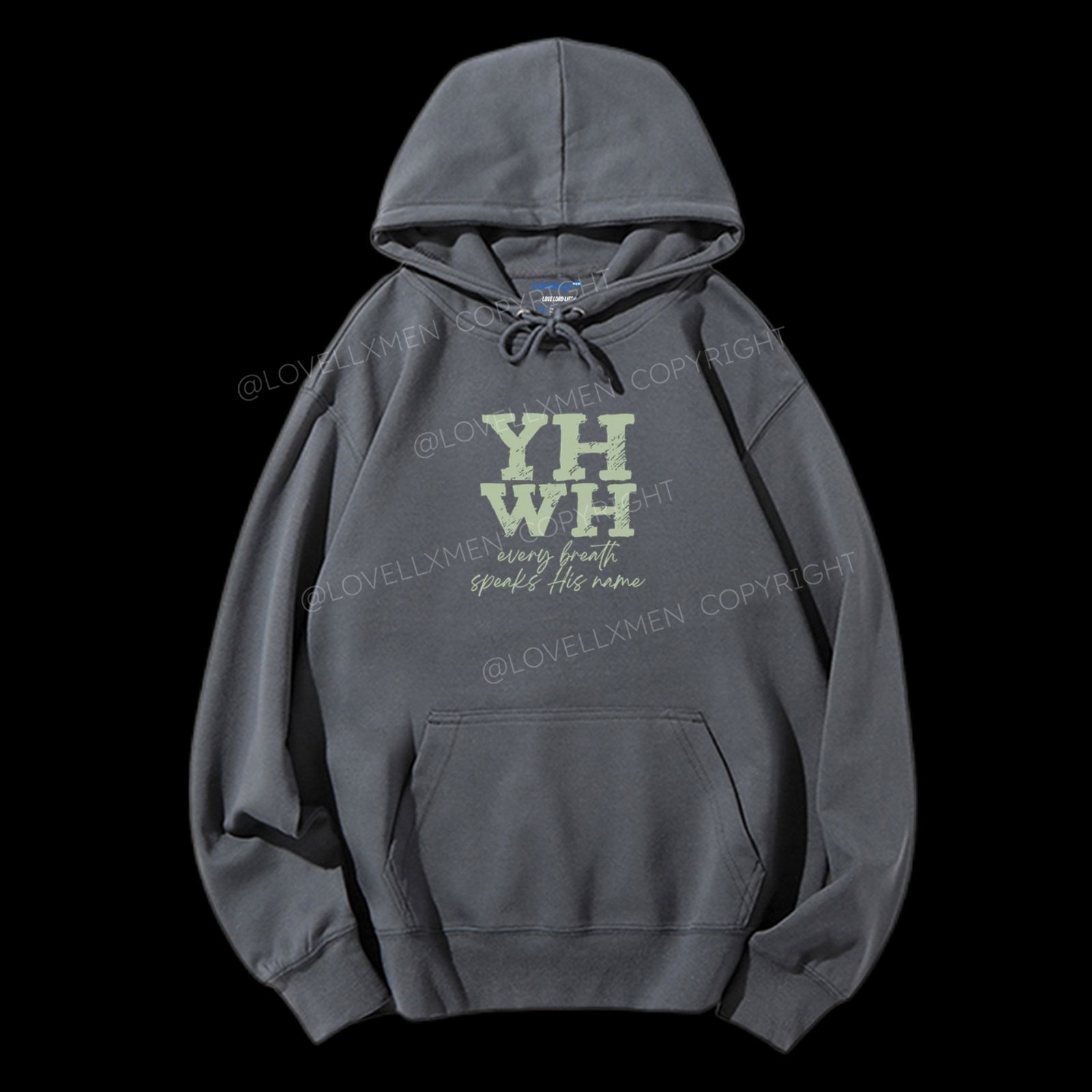 YHWH Unisex Drawstring Hoodie