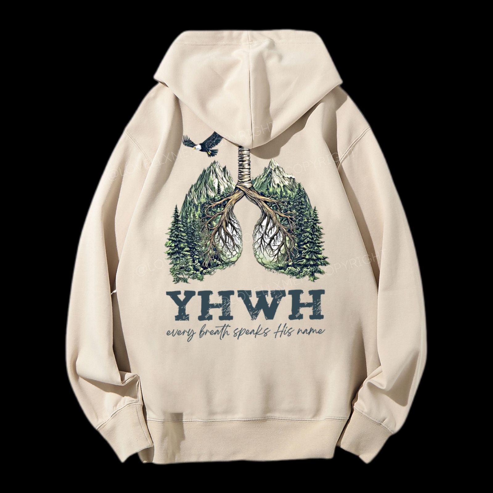 YHWH Unisex Drawstring Hoodie
