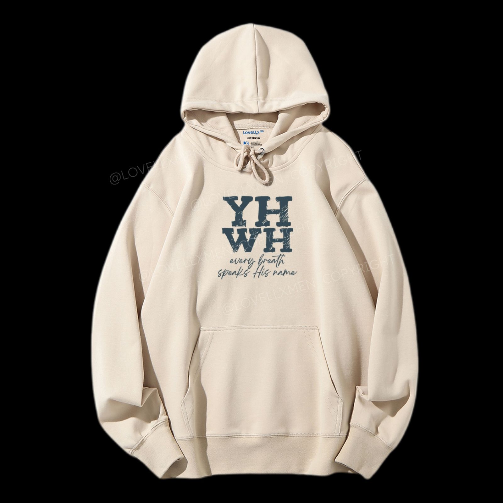 YHWH Unisex Drawstring Hoodie
