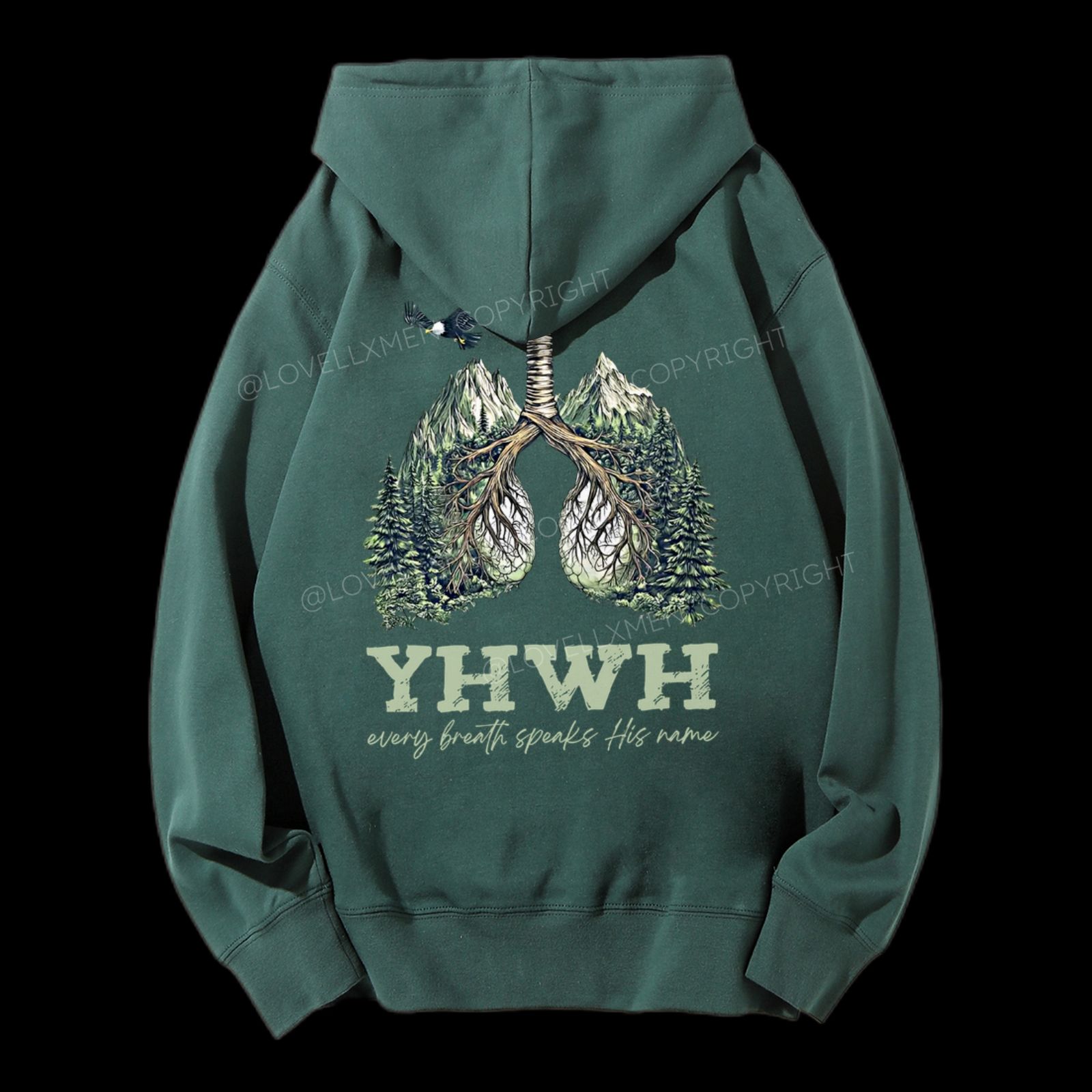 YHWH Unisex Drawstring Hoodie