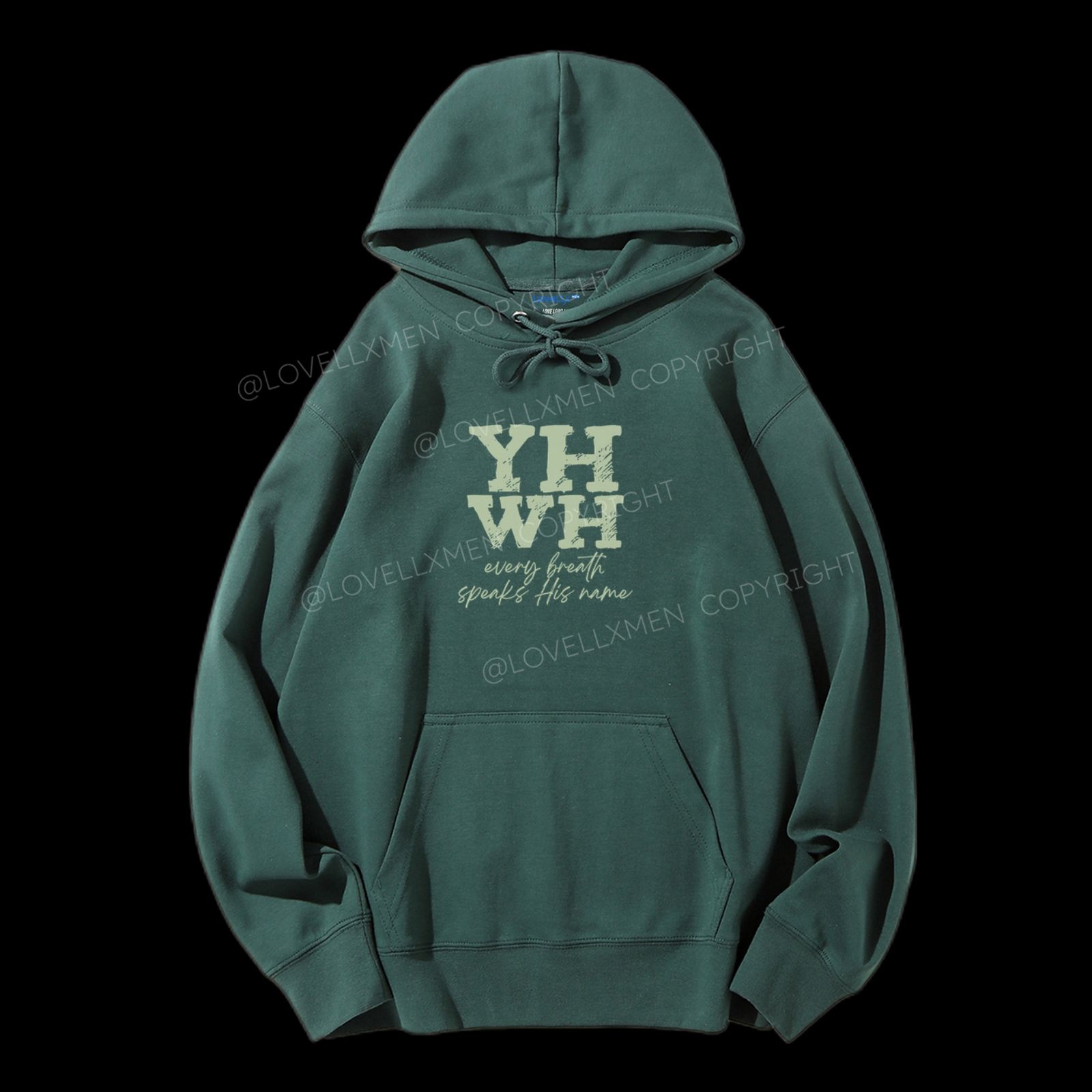 YHWH Unisex Drawstring Hoodie