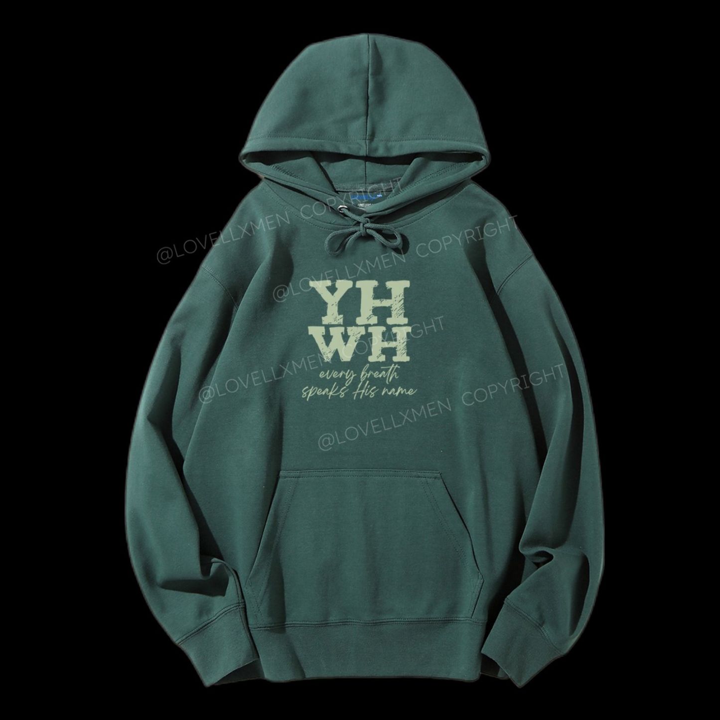 YHWH Unisex Drawstring Hoodie