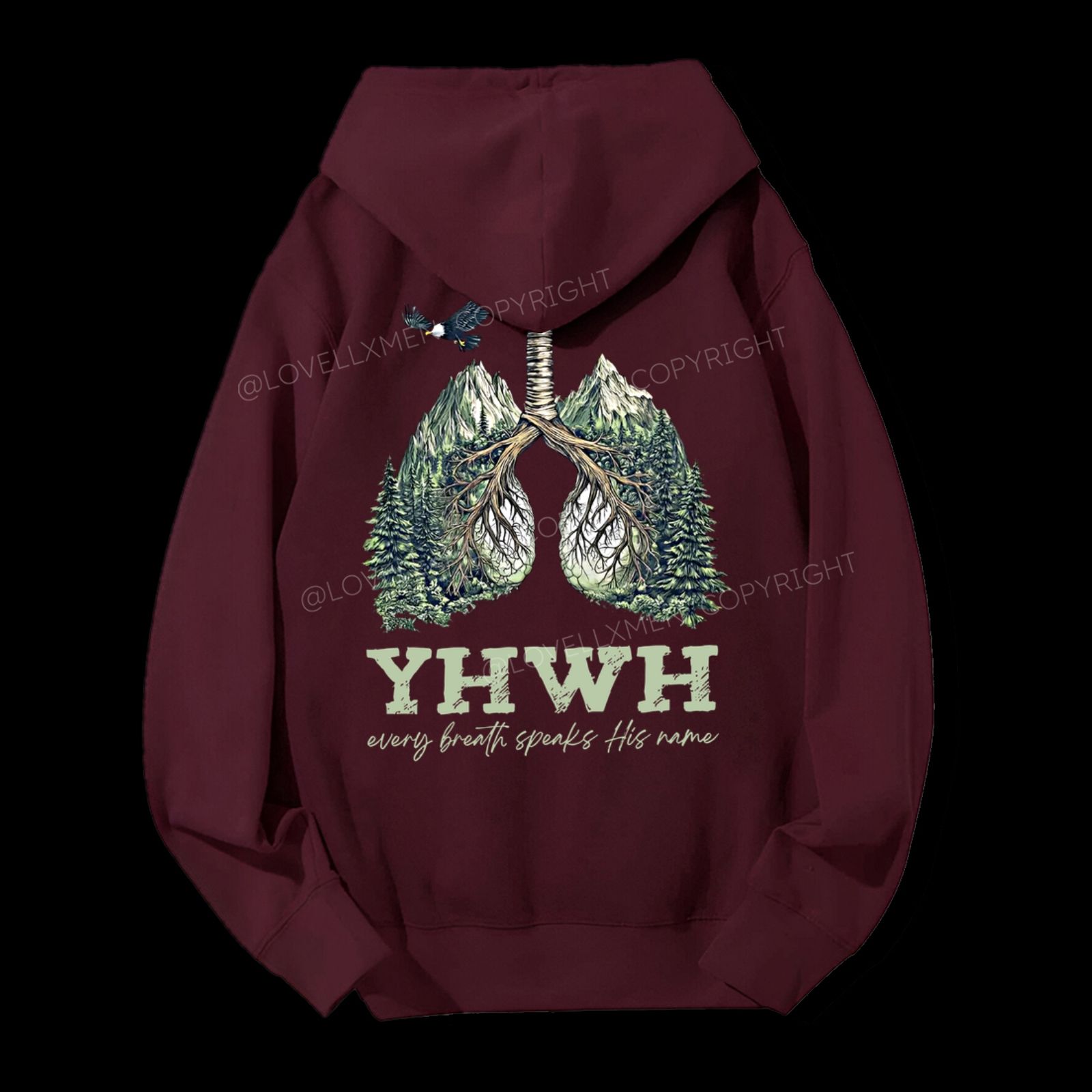 YHWH Unisex Drawstring Hoodie