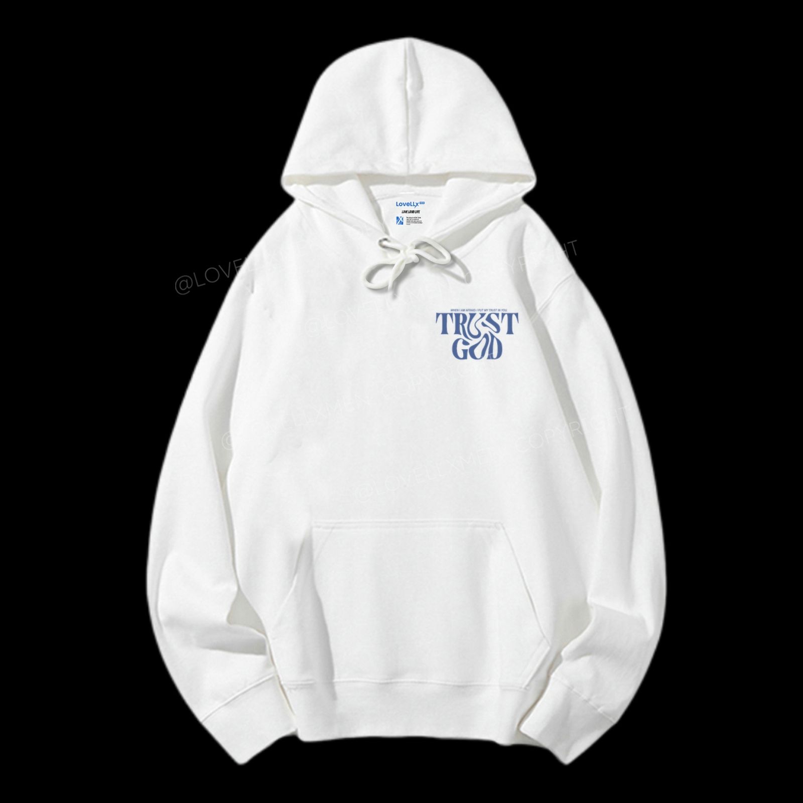 Trust In God Unisex Drawstring Hoodie