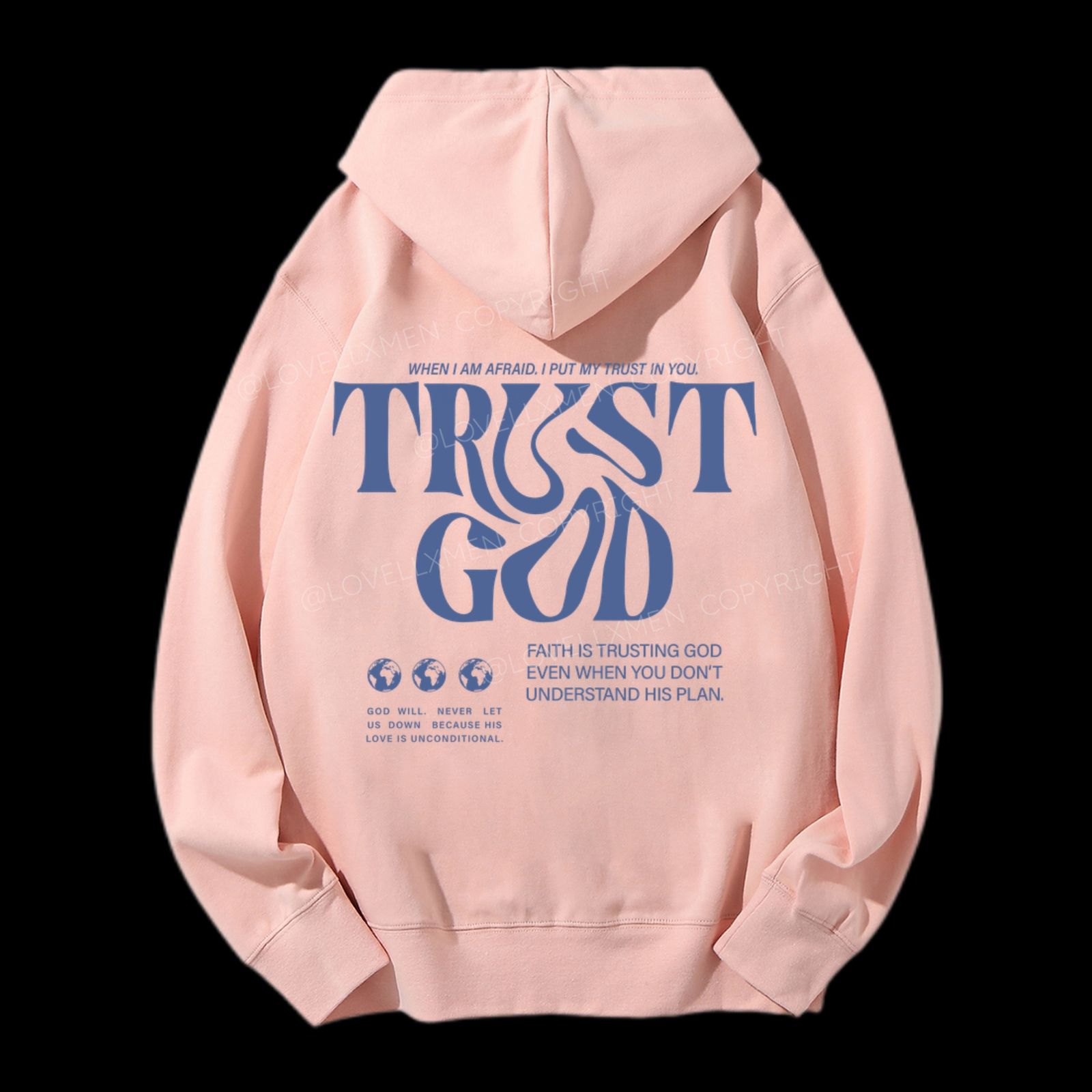 Trust In God Unisex Drawstring Hoodie