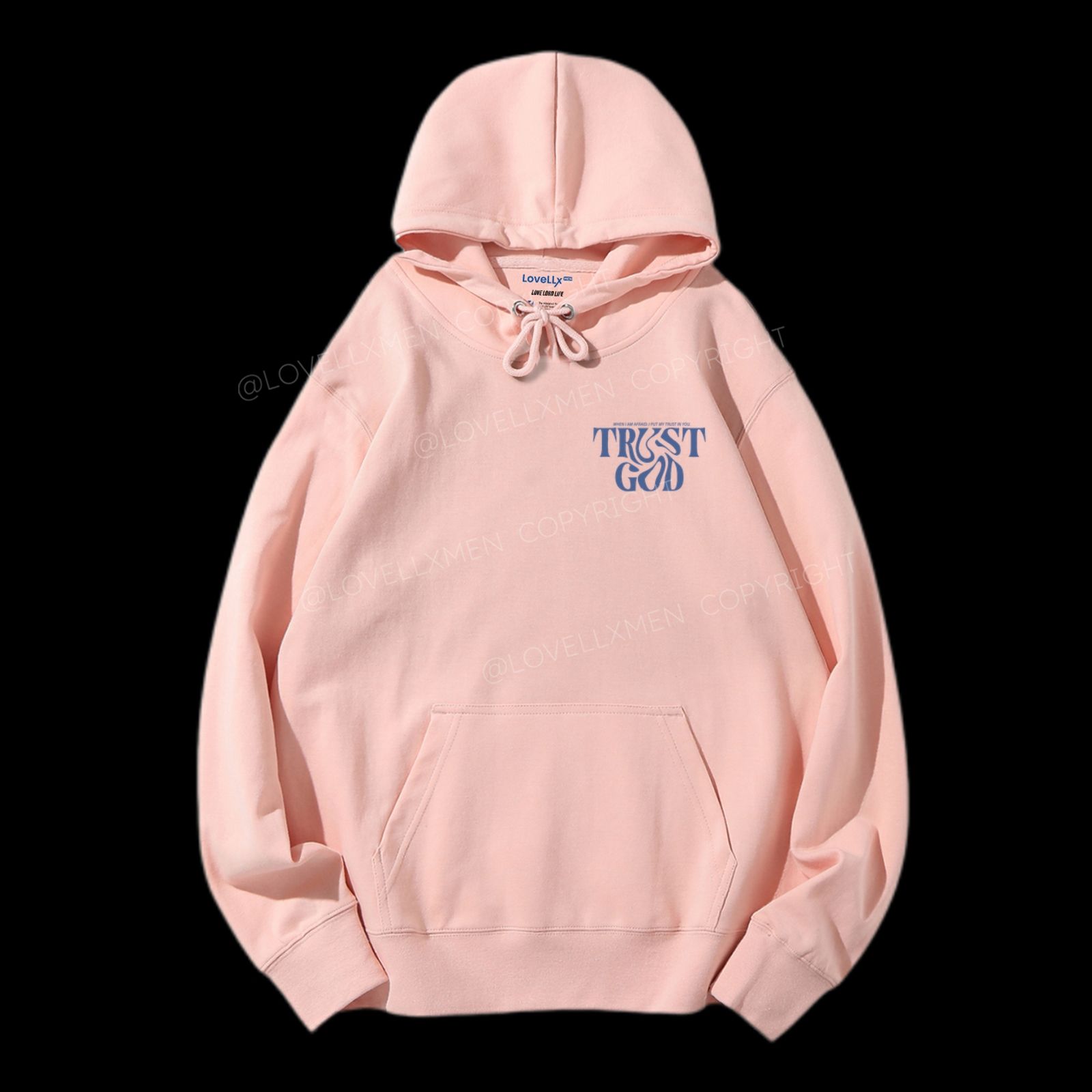 Trust In God Unisex Drawstring Hoodie