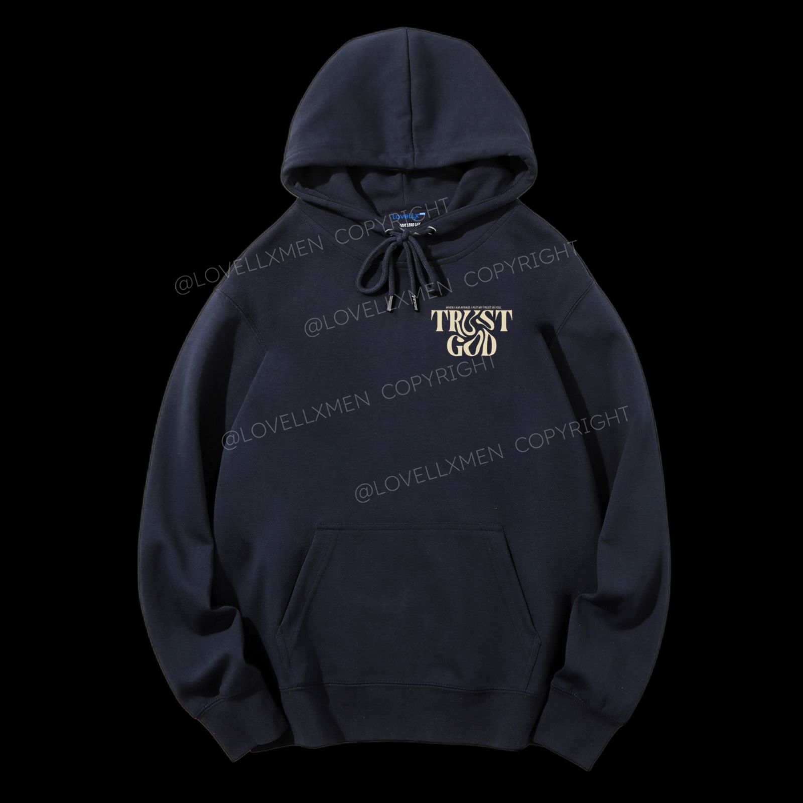 Trust In God Unisex Drawstring Hoodie