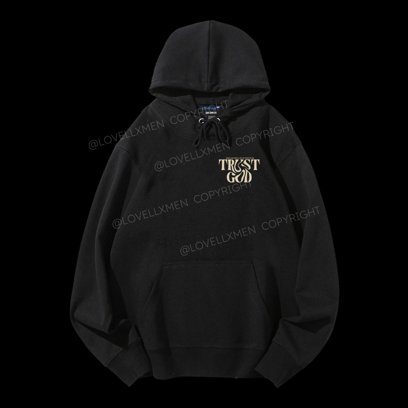 Trust In God Unisex Drawstring Hoodie