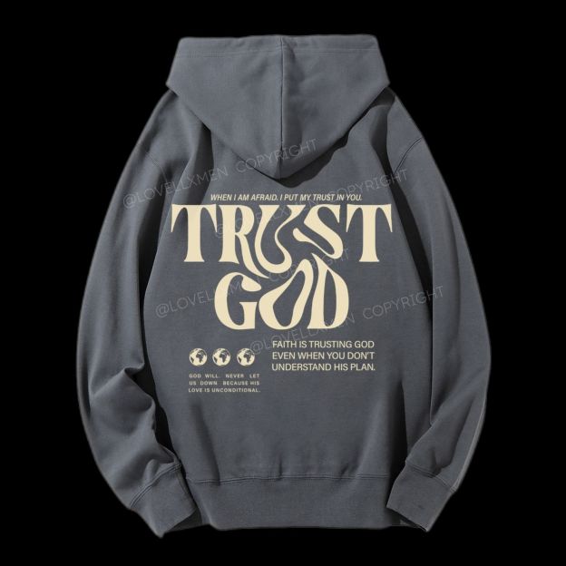 Trust In God Unisex Drawstring Hoodie