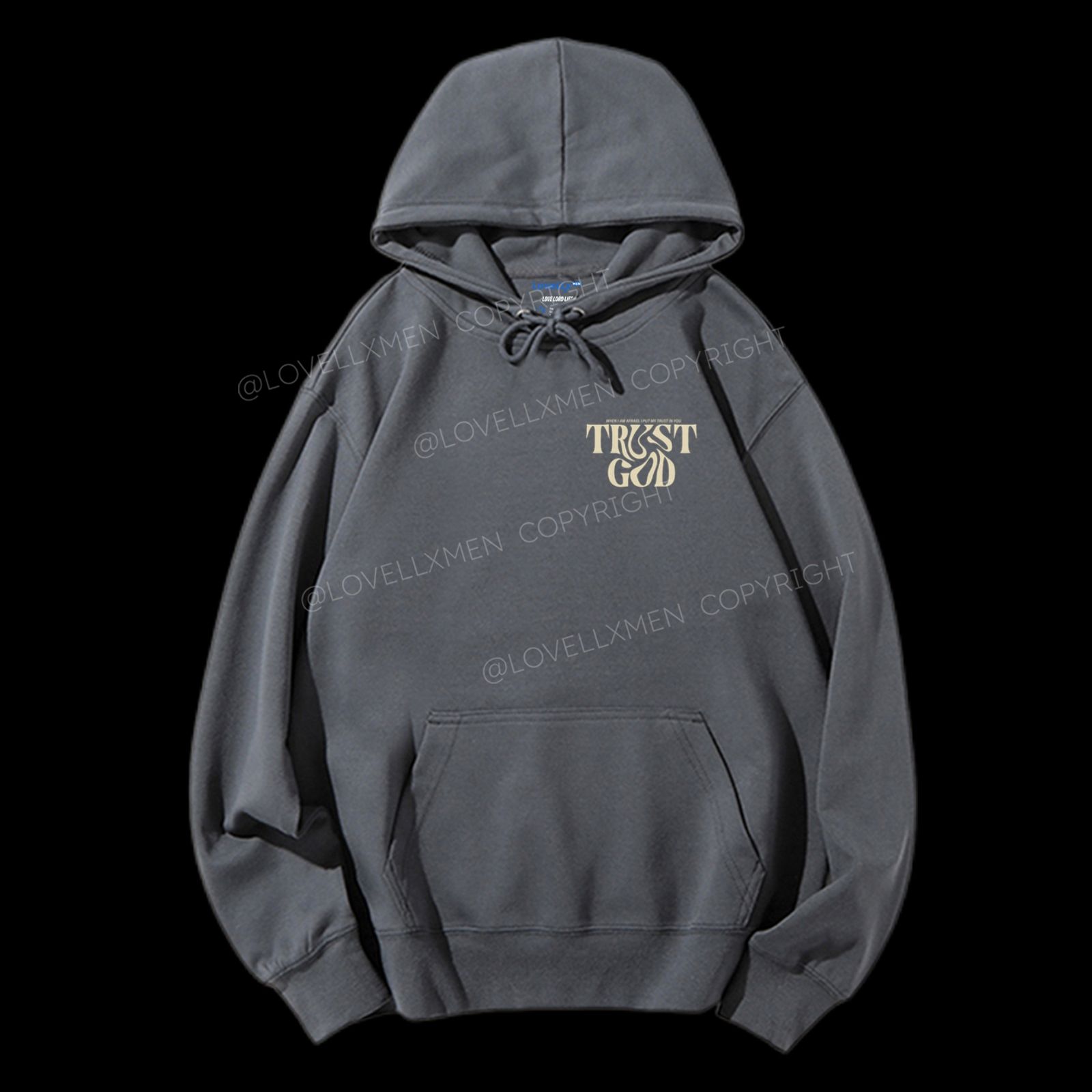 Trust In God Unisex Drawstring Hoodie