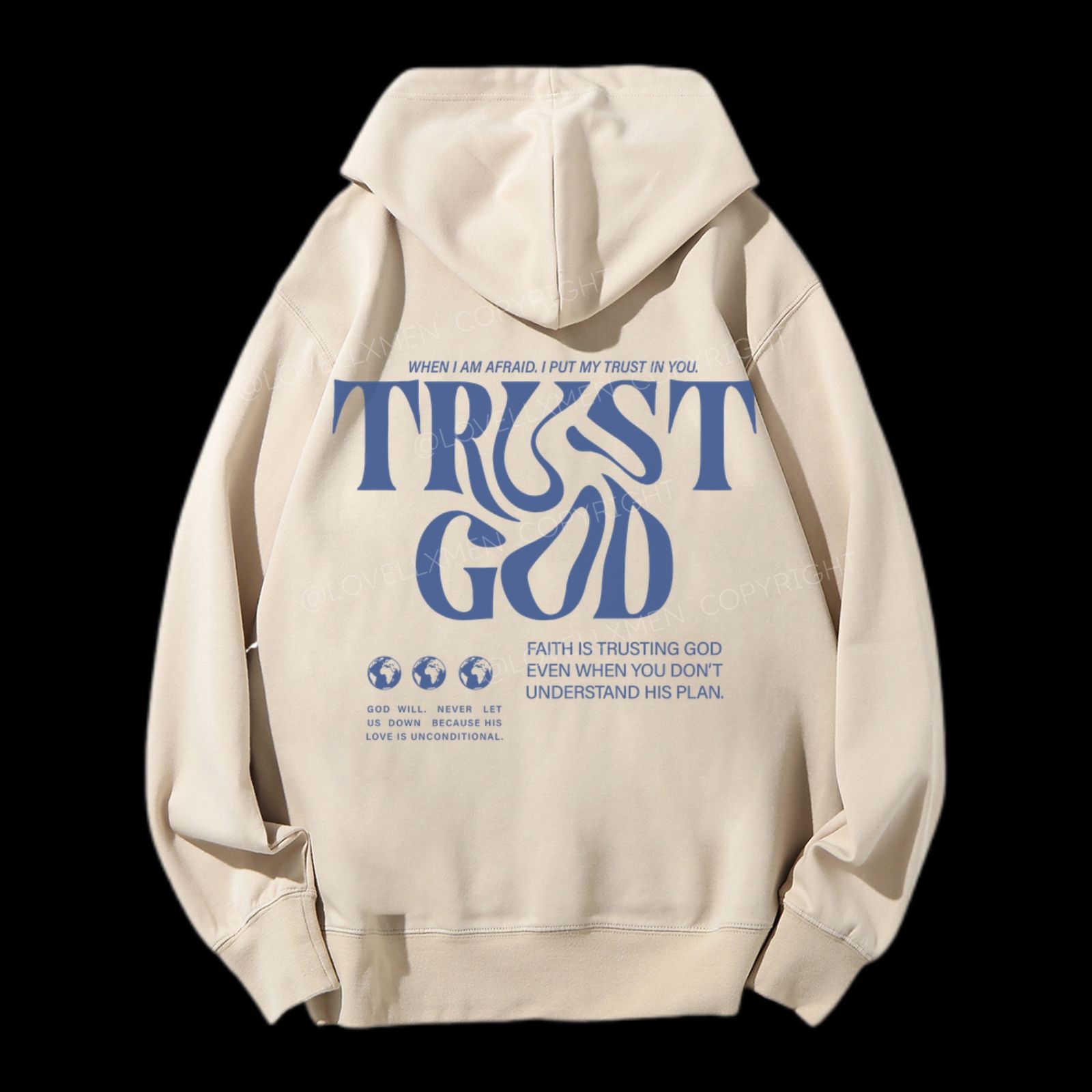 Trust In God Unisex Drawstring Hoodie