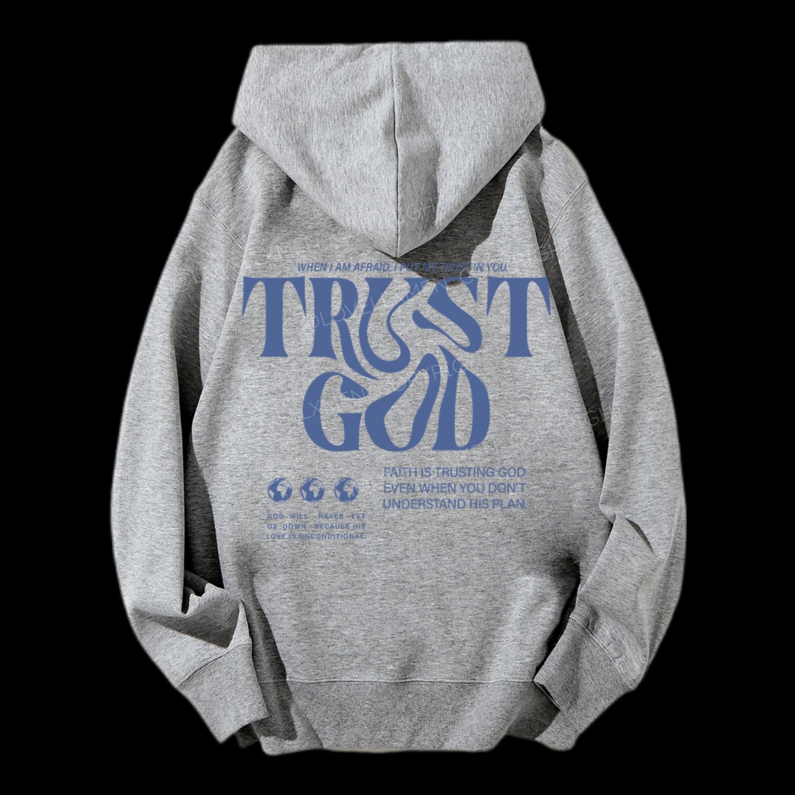 Trust In God Unisex Drawstring Hoodie