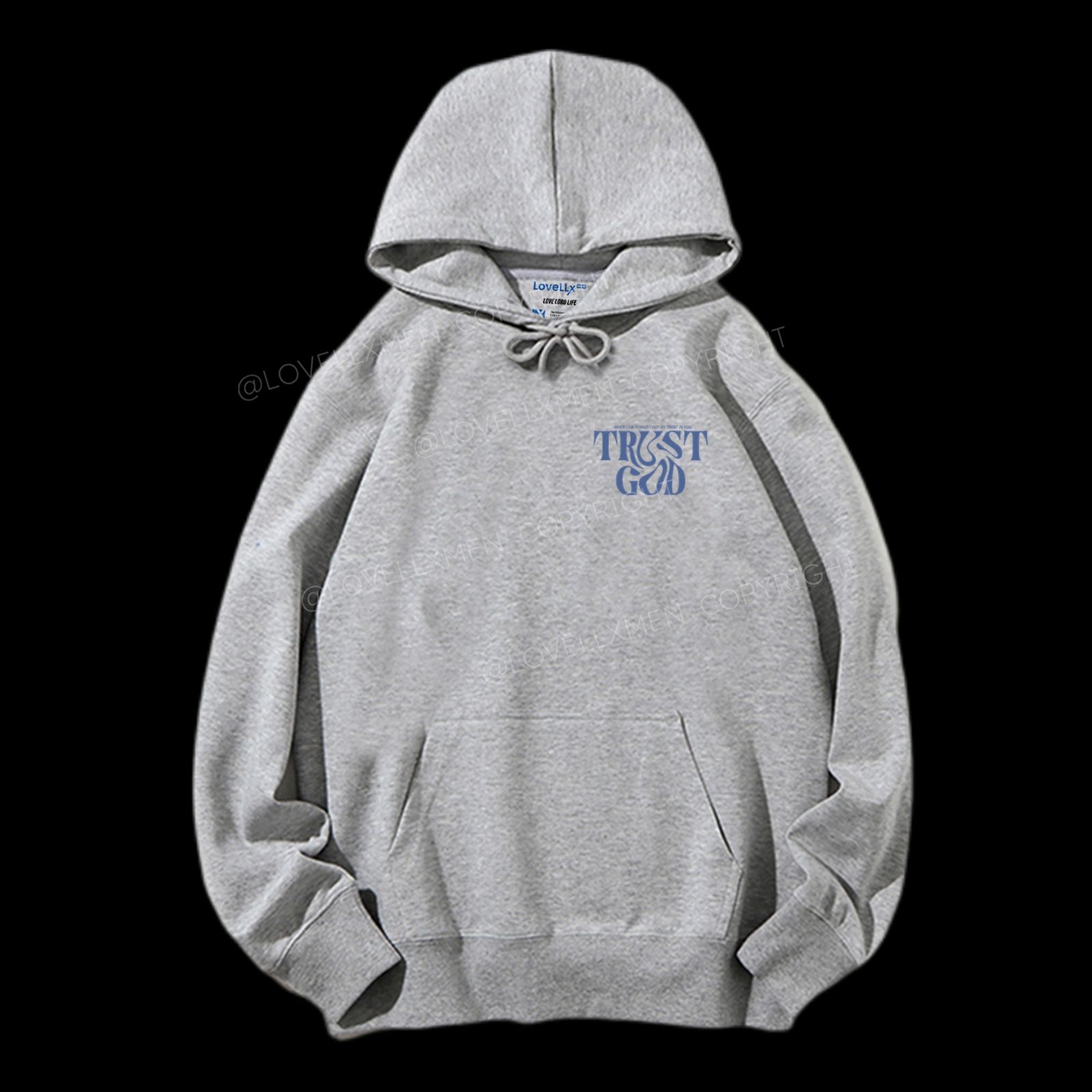 Trust In God Unisex Drawstring Hoodie