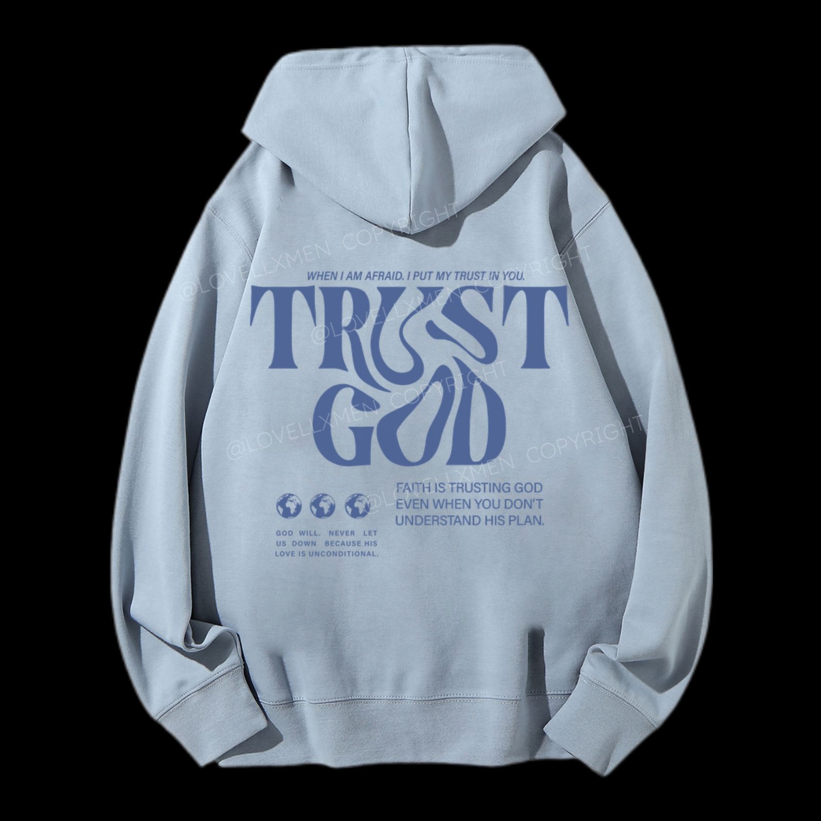 Trust In God Unisex Drawstring Hoodie