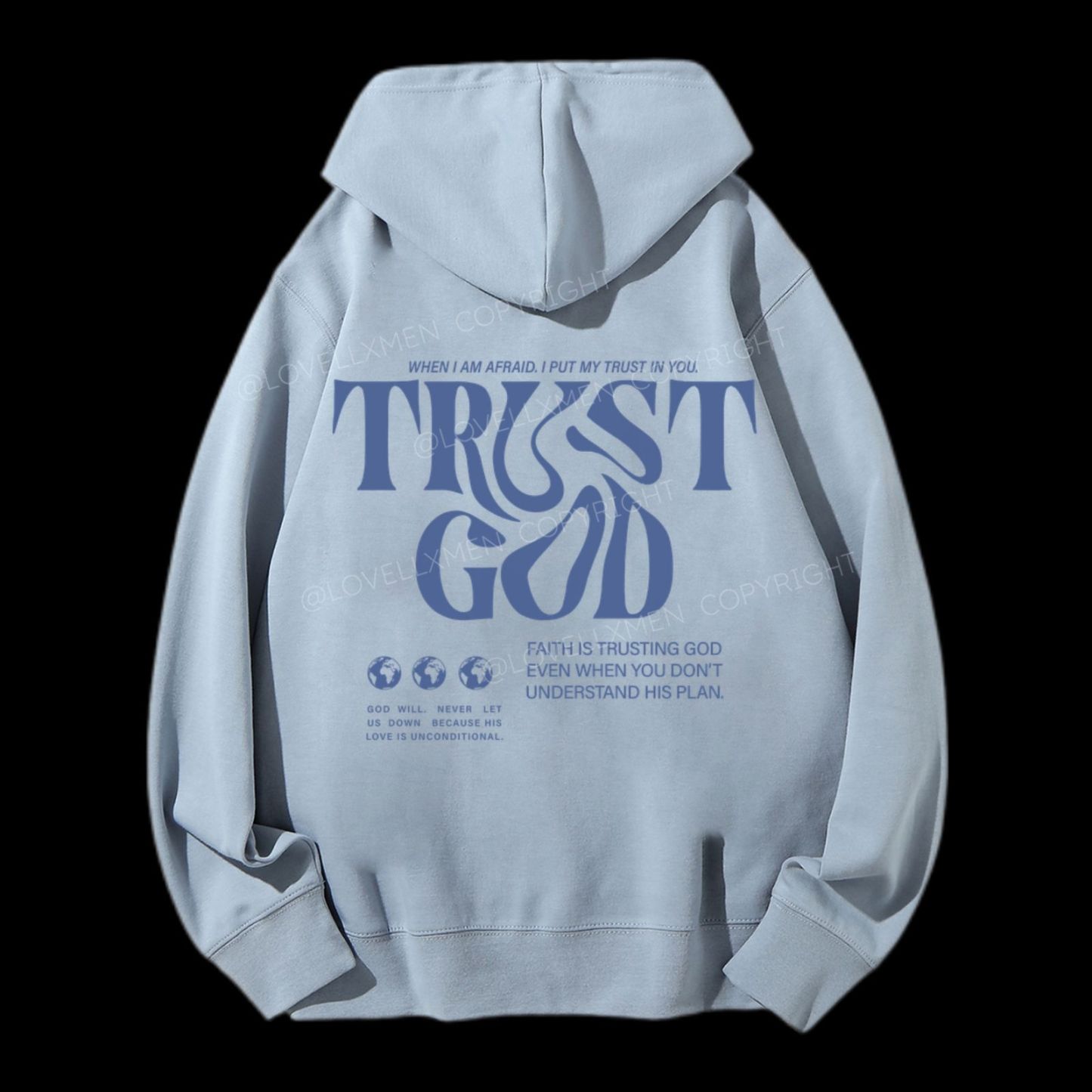 Trust In God Unisex Drawstring Hoodie