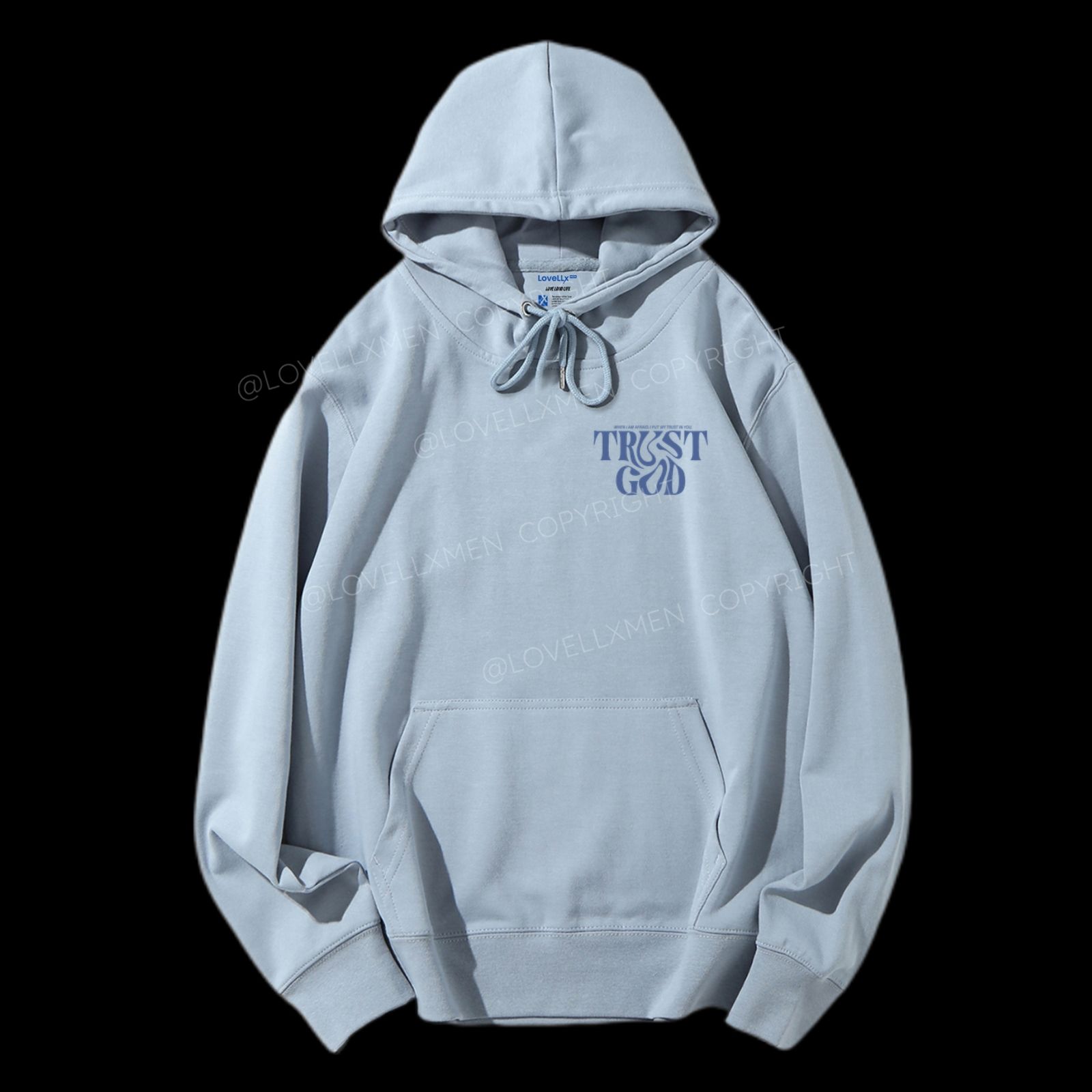 Trust In God Unisex Drawstring Hoodie