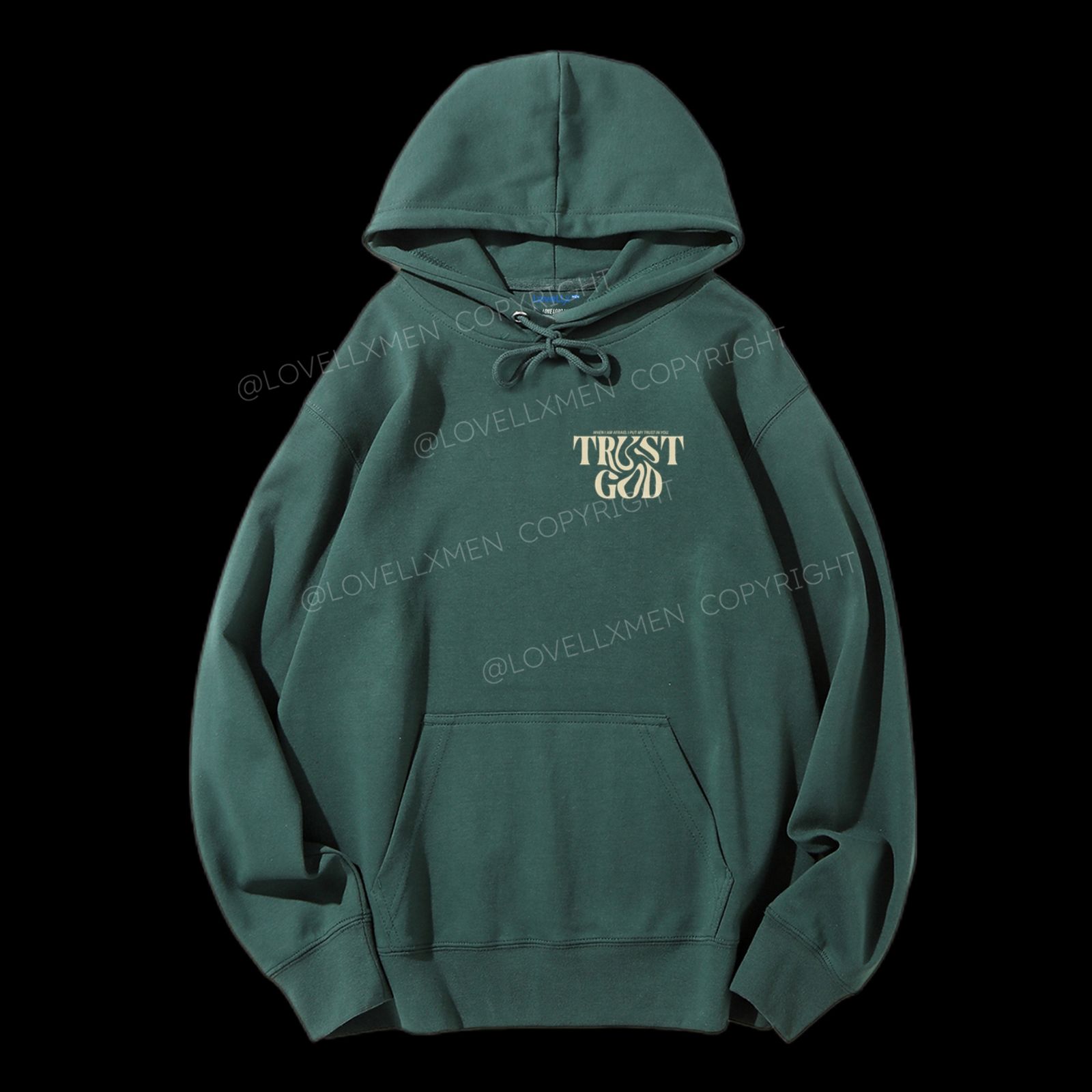 Trust In God Unisex Drawstring Hoodie