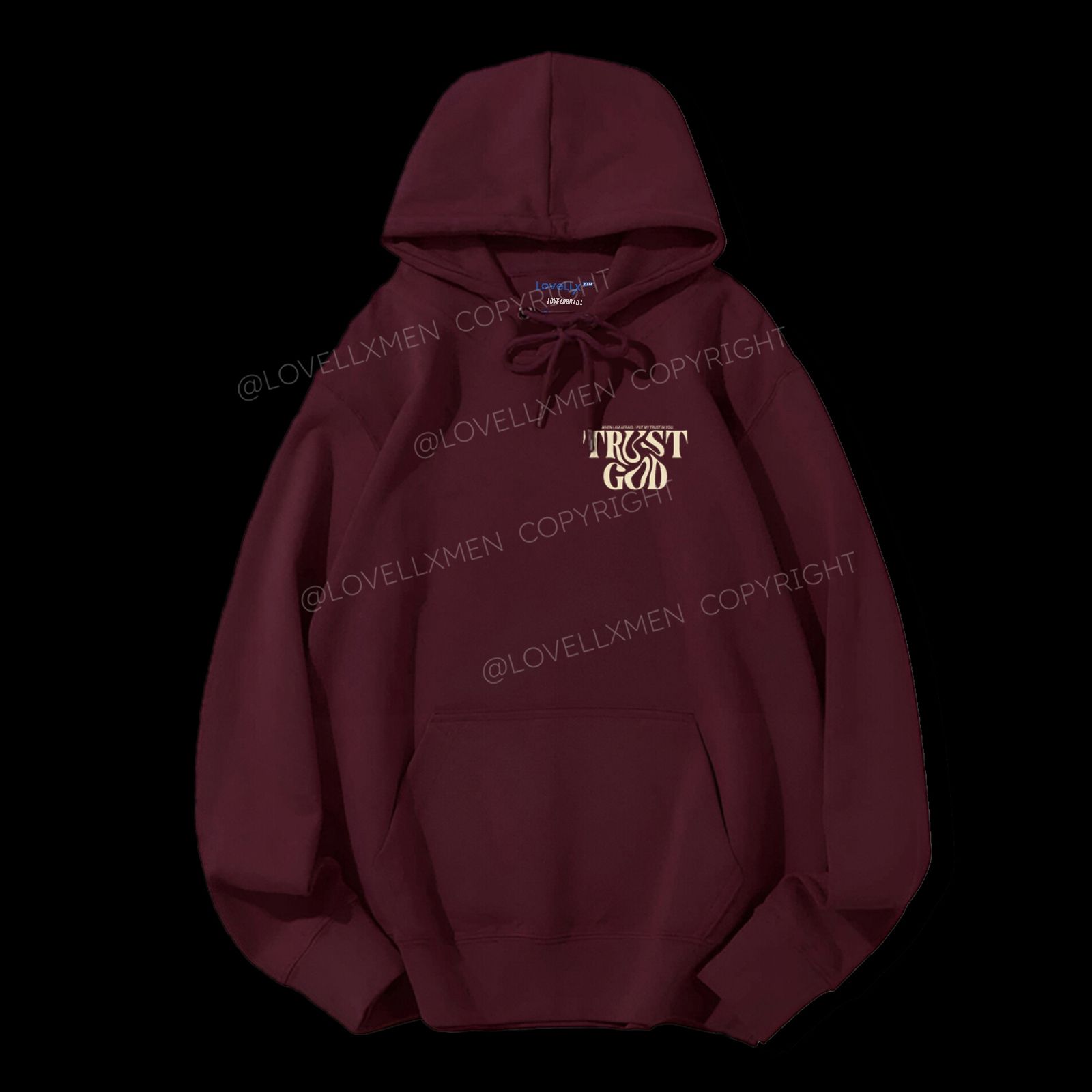 Trust In God Unisex Drawstring Hoodie