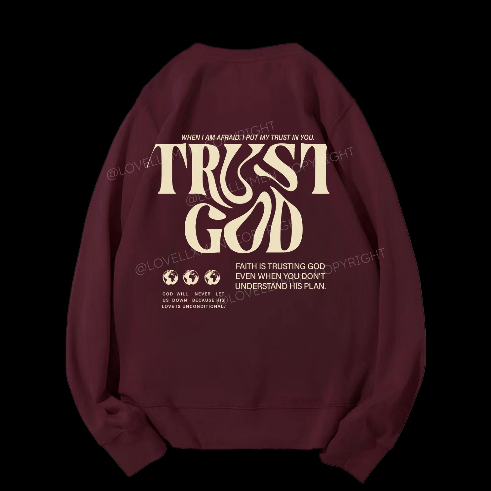 Trust In God Unisex Crewneck Sweatshirt