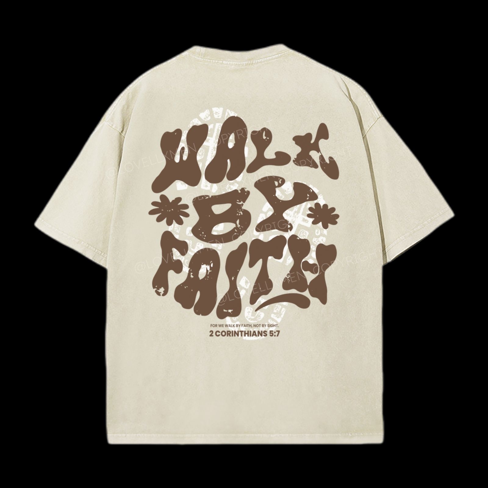 Walk By Faith Washed T-Shirt – LovellxMen