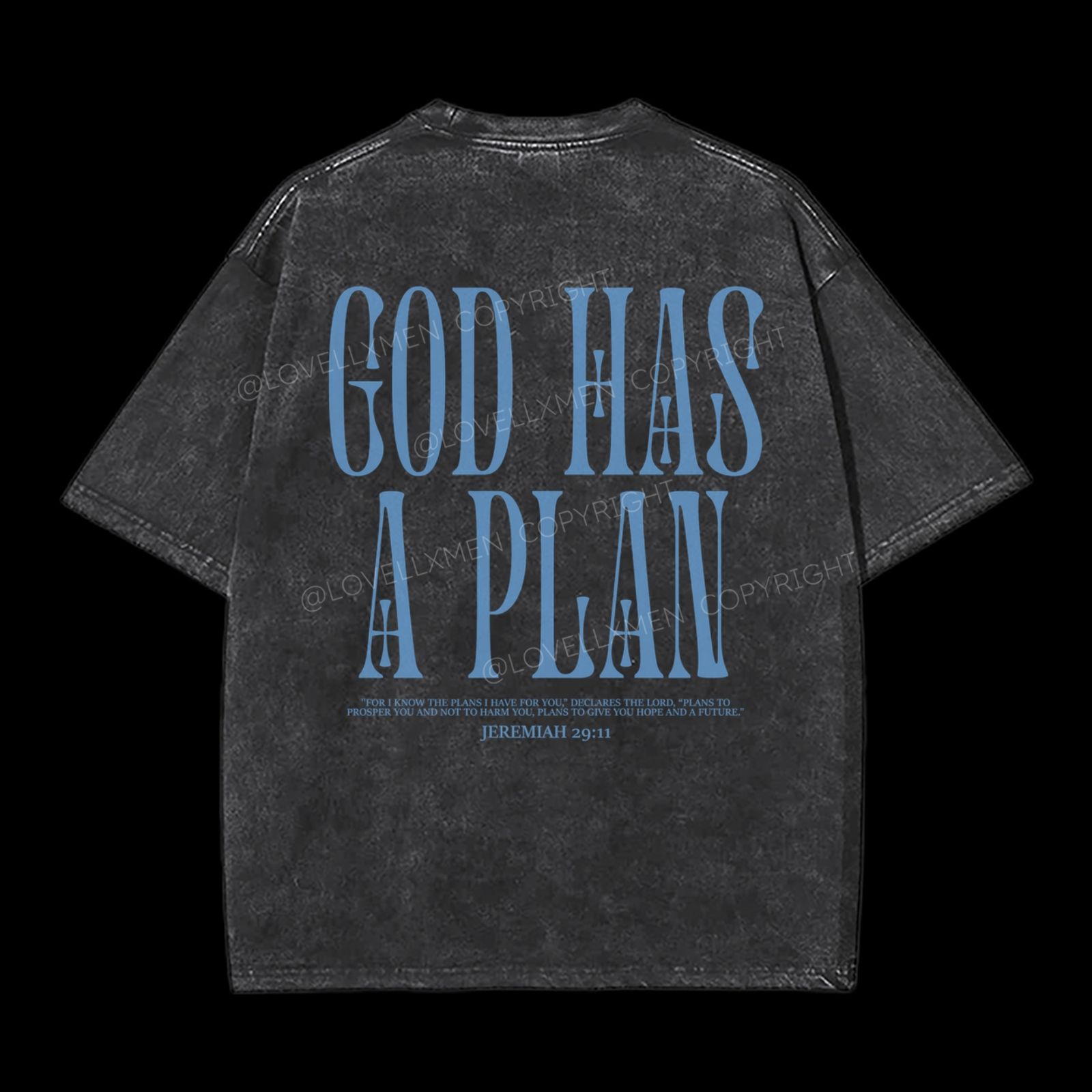 God Has A Plan Washed T-Shirt