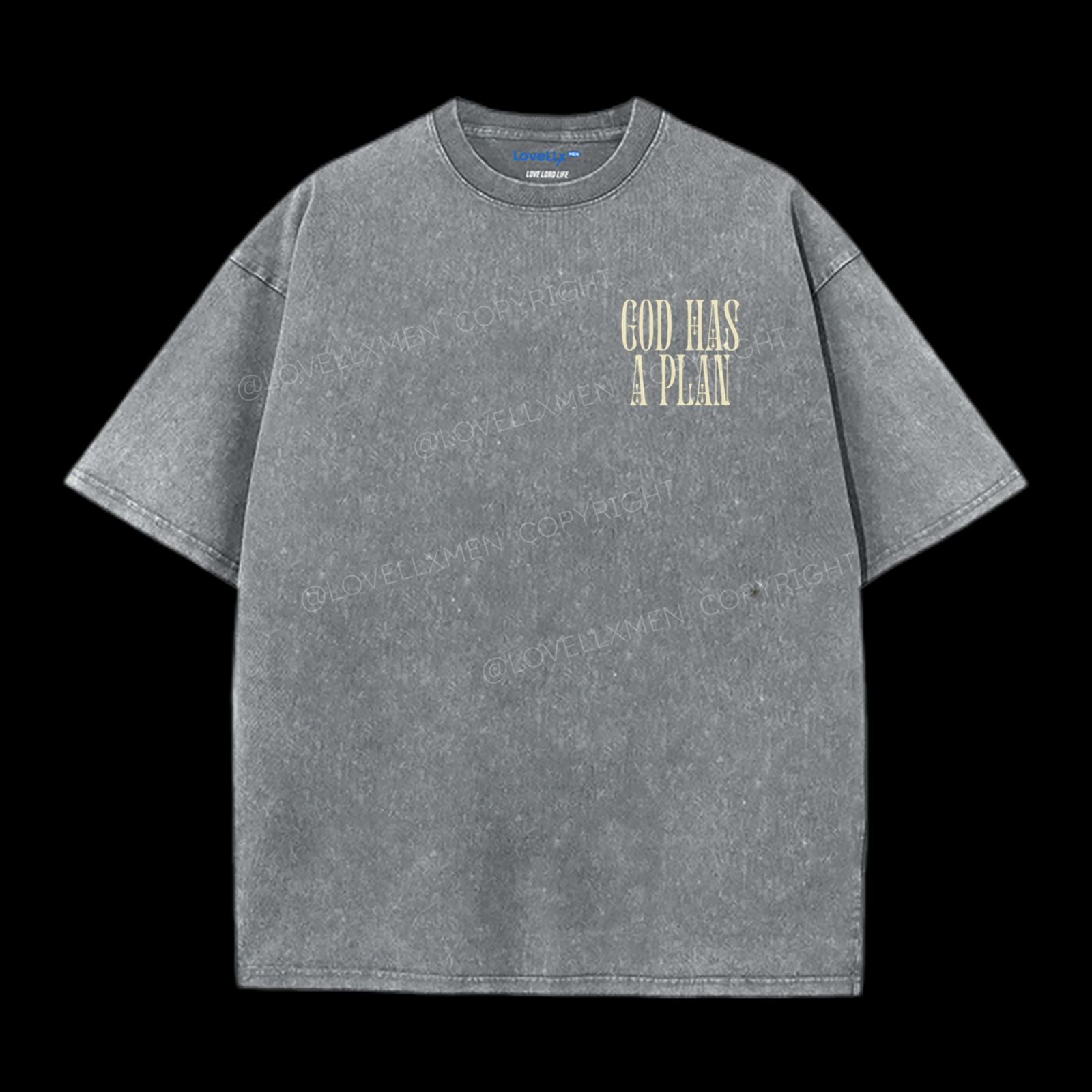 God Has A Plan Washed T-Shirt
