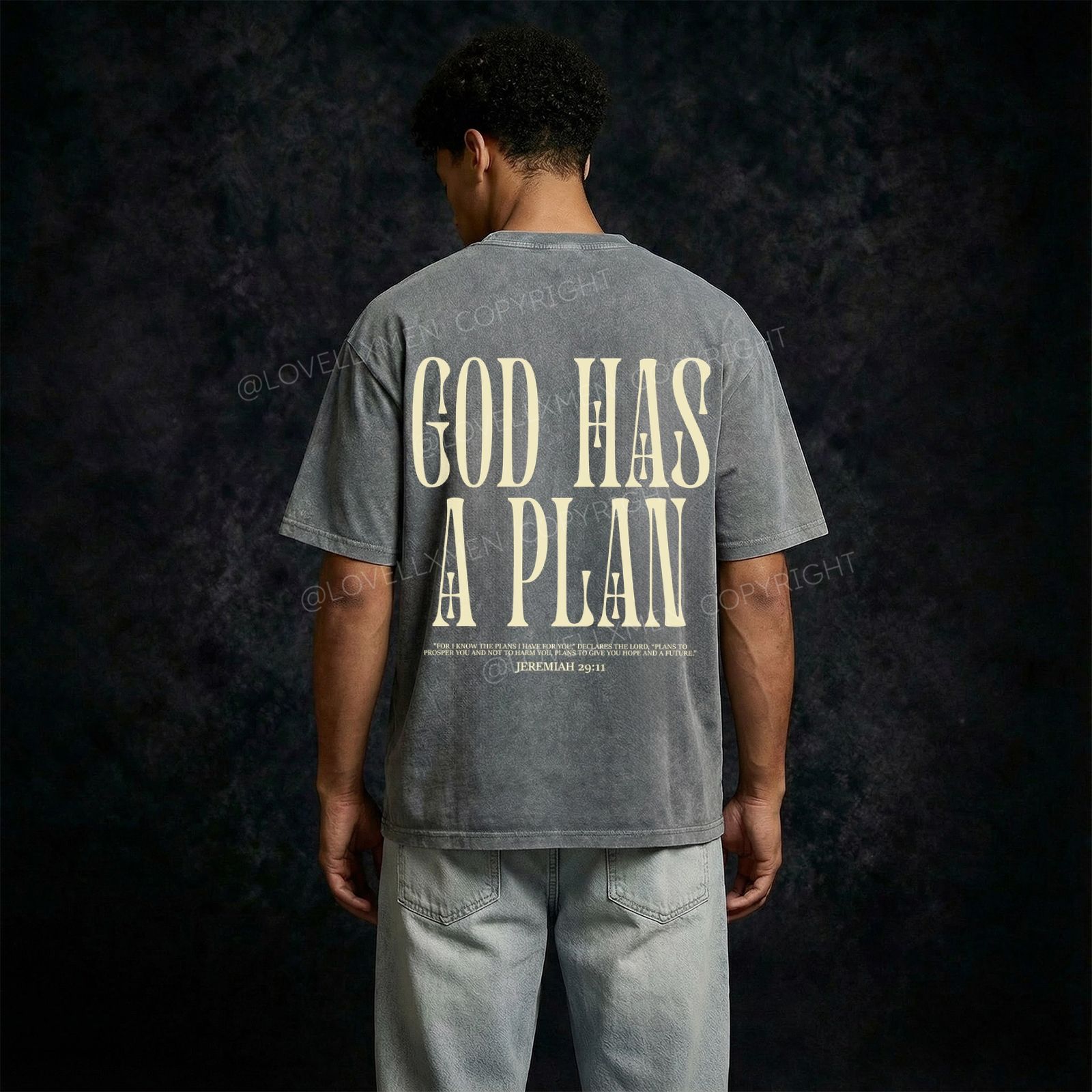 God Has A Plan Washed T-Shirt