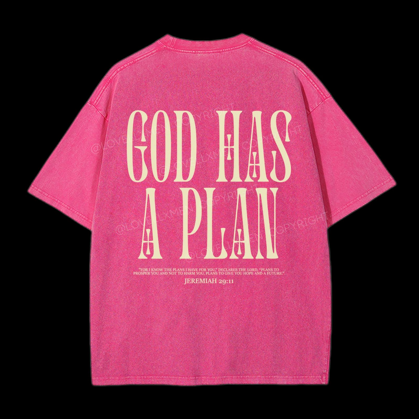 God Has A Plan Washed T-Shirt