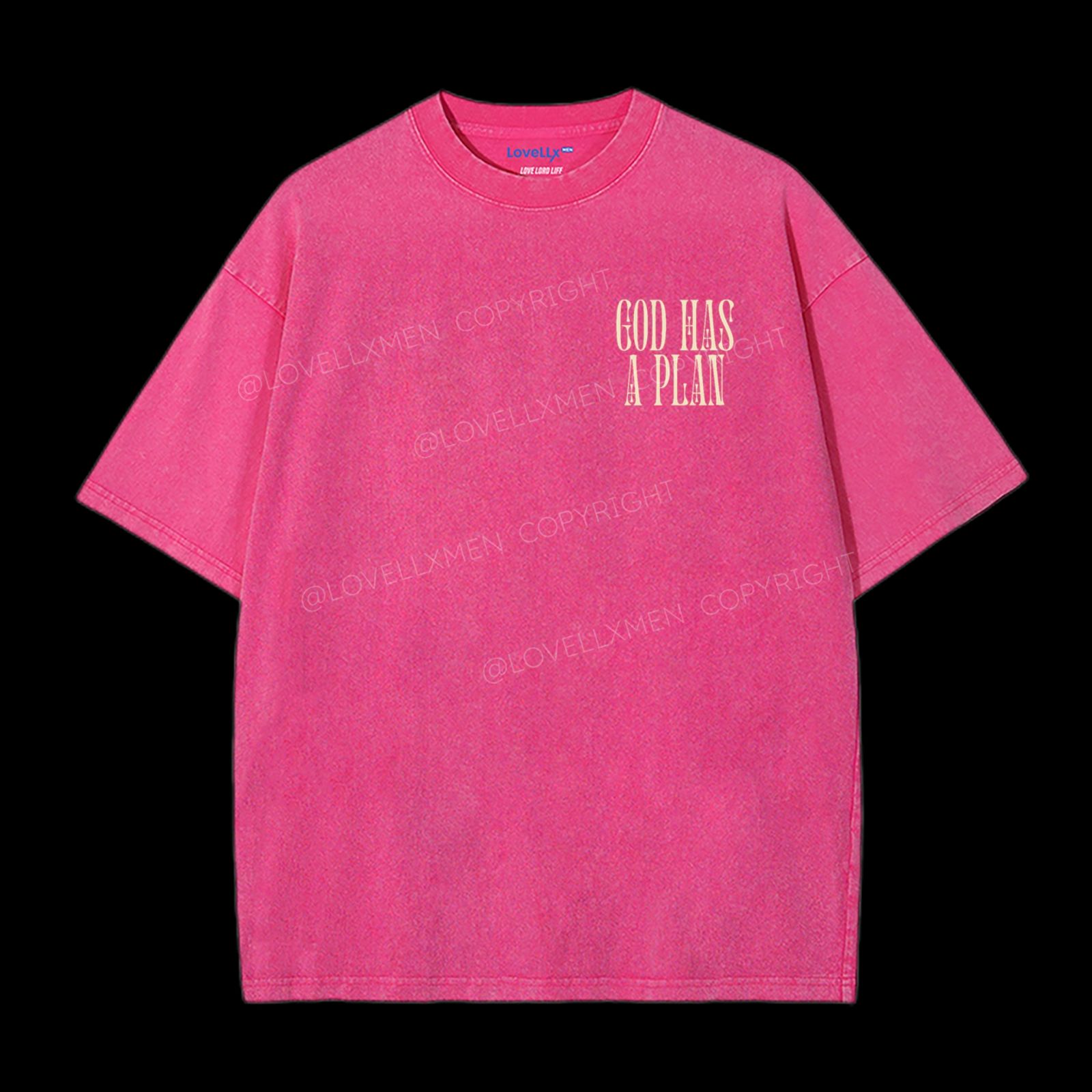 God Has A Plan Washed T-Shirt