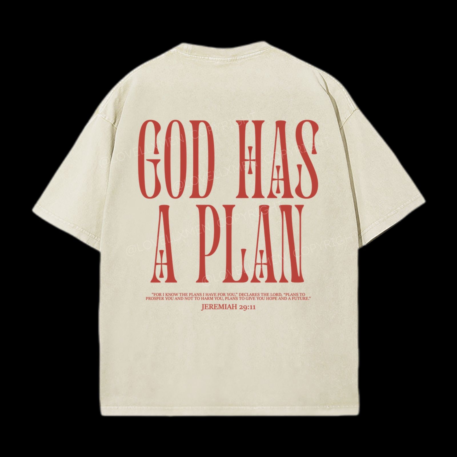 God Has A Plan Washed T-Shirt