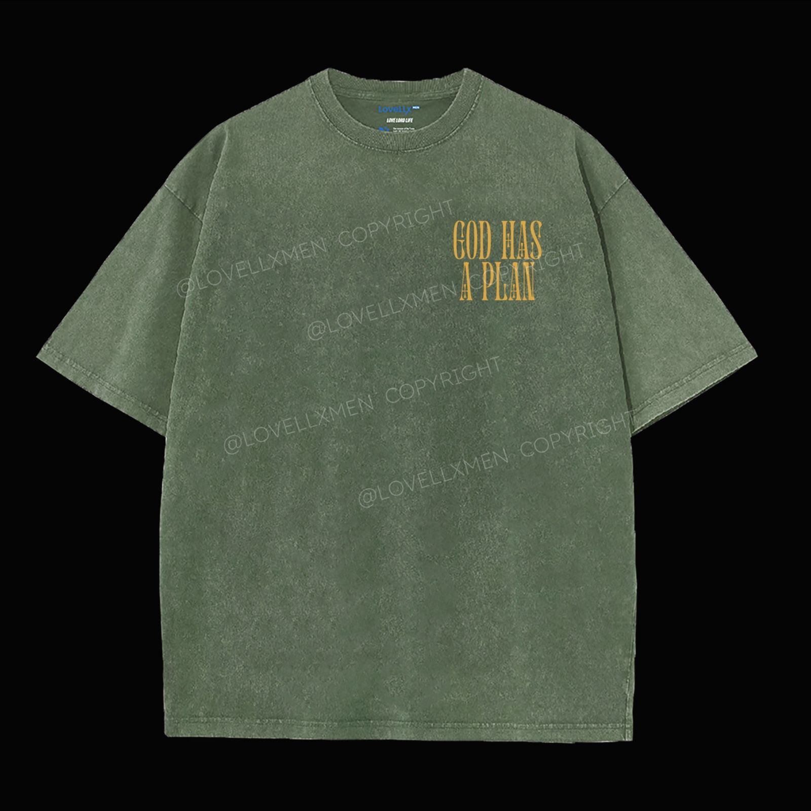 God Has A Plan Washed T-Shirt