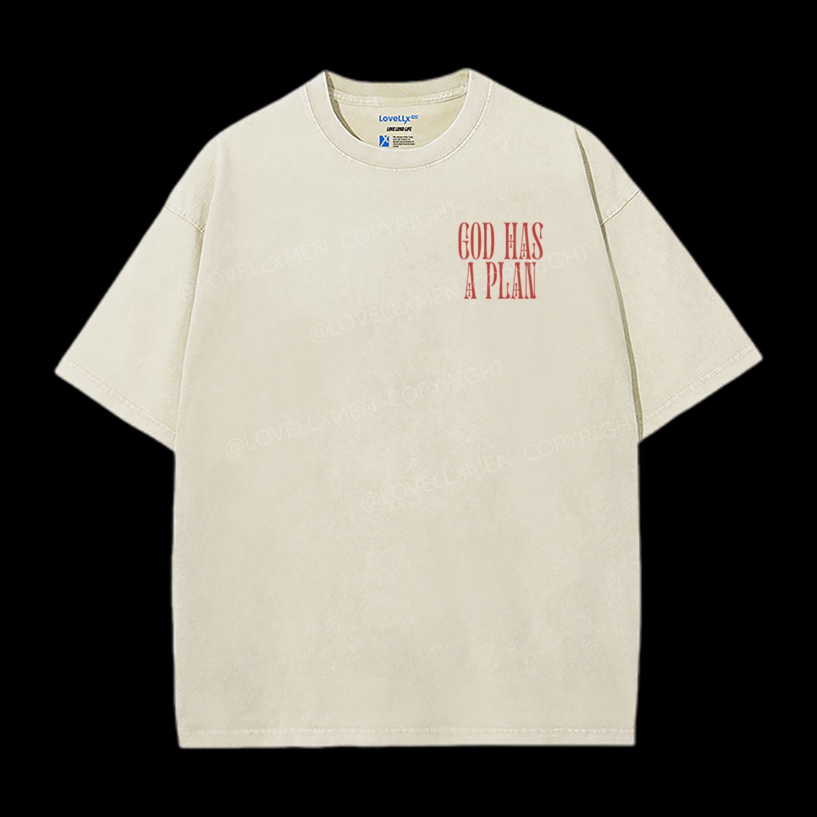 God Has A Plan Washed T-Shirt